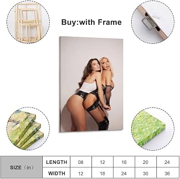 Tropical Sexy Girls Lana Rhoades Bikini Women Hot Girl Babes Curvy Poses Poster for Room Aesthetic Posters & Prints on Canvas Wall Art Poster for Room Frame-style 24x36inch(60x90cm)
