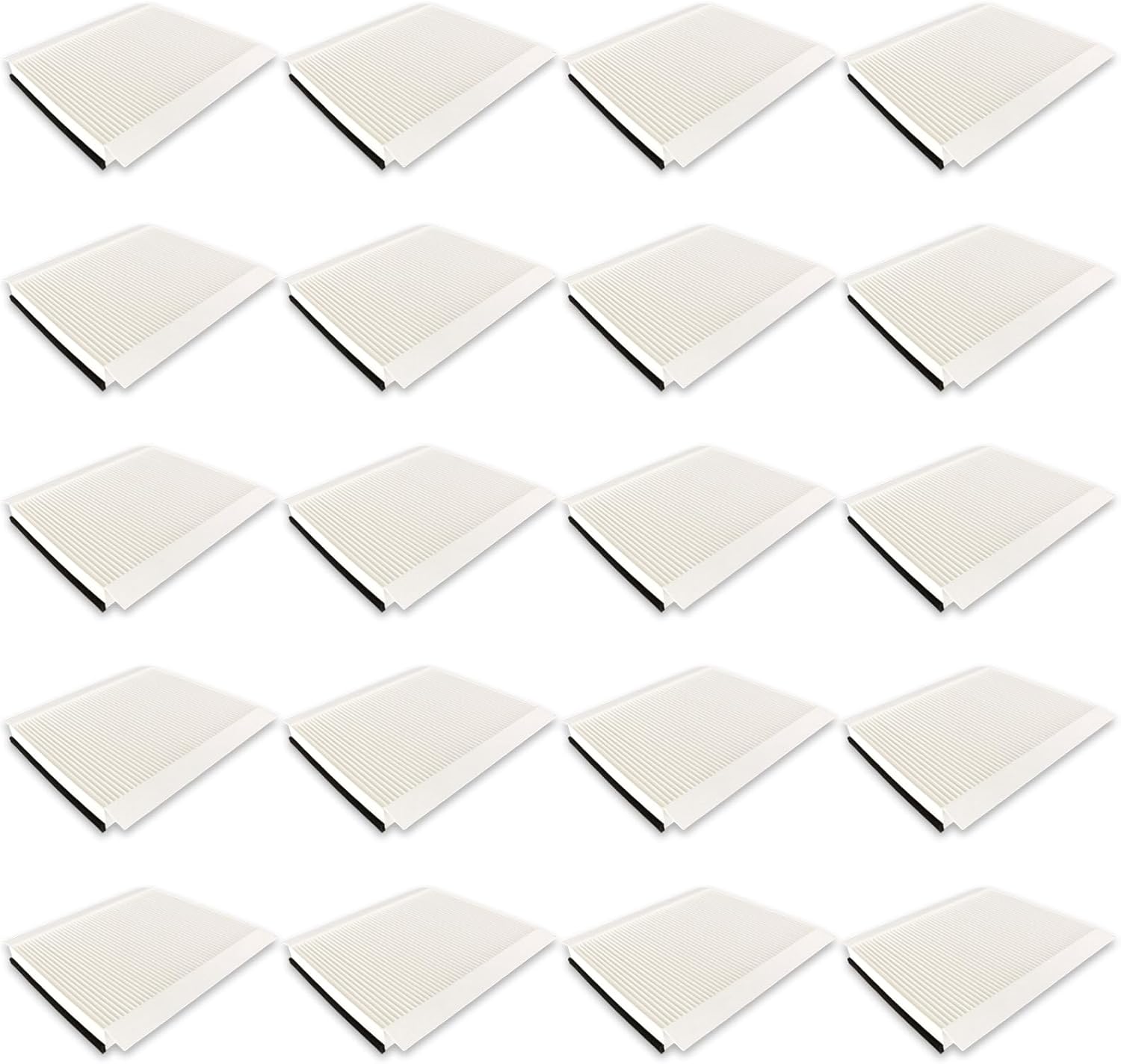GETOPAUTO P606555 Cabin Air Filter Compatible with Truck VN 430 630 670 730 780, VNL 300 430 630 670 760 860, VH 200, VHD 200 430 Replaces 20435801,P606555,PA4681,AF26405,PA10187(set of 20)