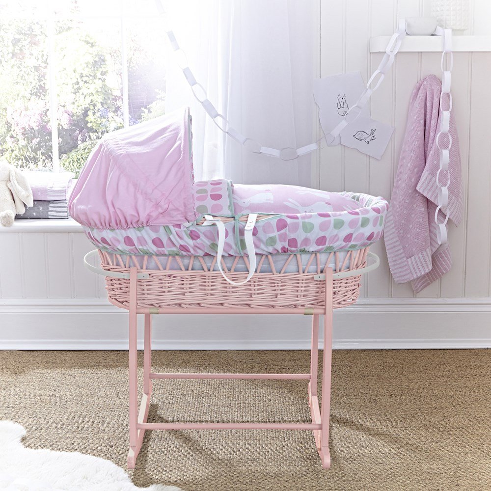 clair de lune moses basket bedding set