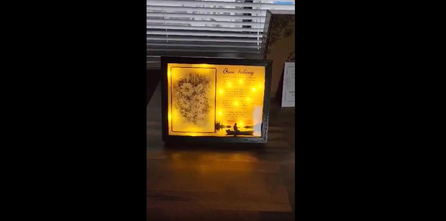 Amazon.com - WOODEXPE Sympathy Gift LED Memorial Shadow Box 10