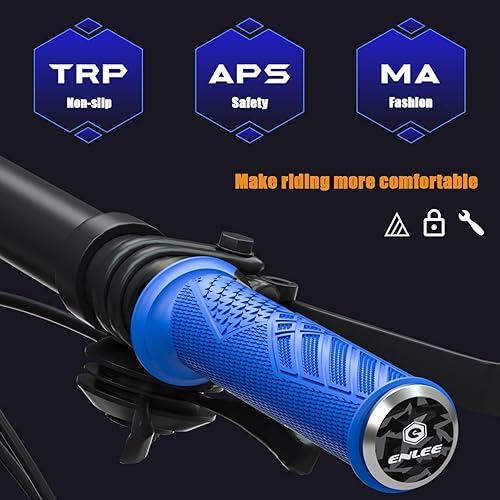 Miniatura 2 de Souke Sports Agarres de bicicleta, agarres de mango de bicicleta, resistentes al desgaste y antideslizantes, agarres de manillar de moda y coloridos