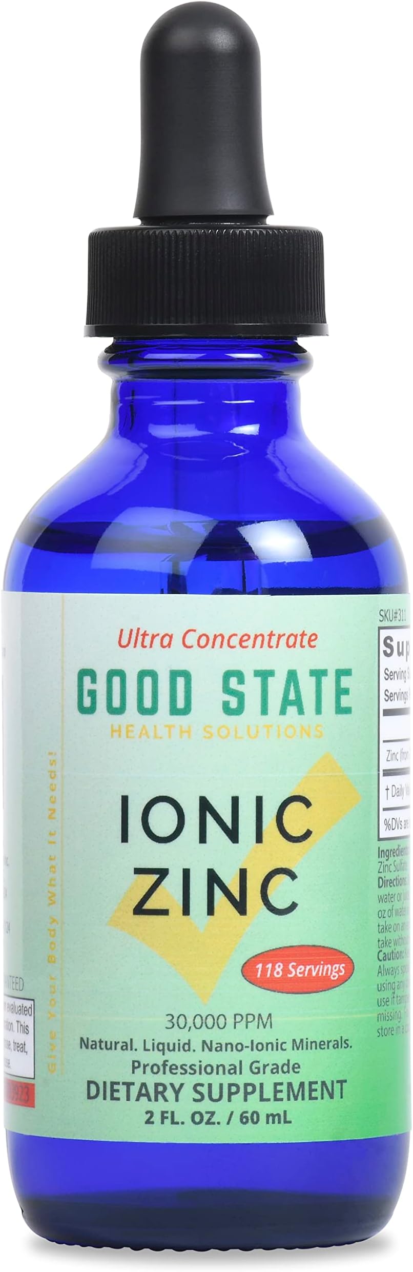 Ionic Zinc Ultra Concentrate (Glass Bottle)