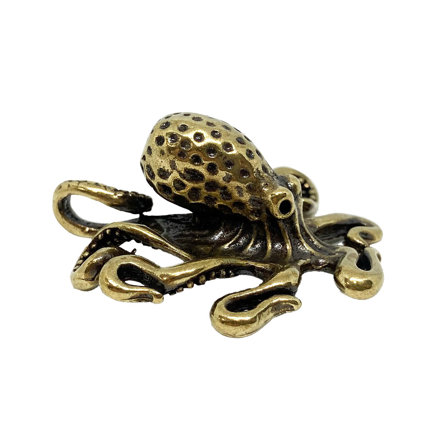 Amazon.co.jp: 蛸 たこ タコ オクトパス 模様 水玉 真鍮製 縦38mm 約