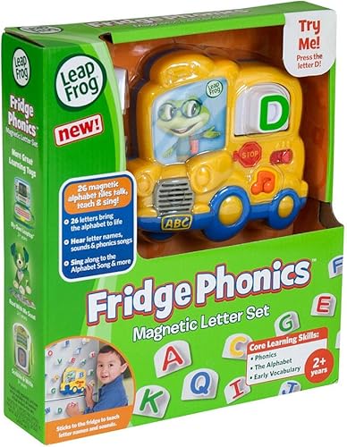 Miniatura 4 de LeapFrog - Juego de letras magnéticas para refrigerador versión en inglés Amarillo