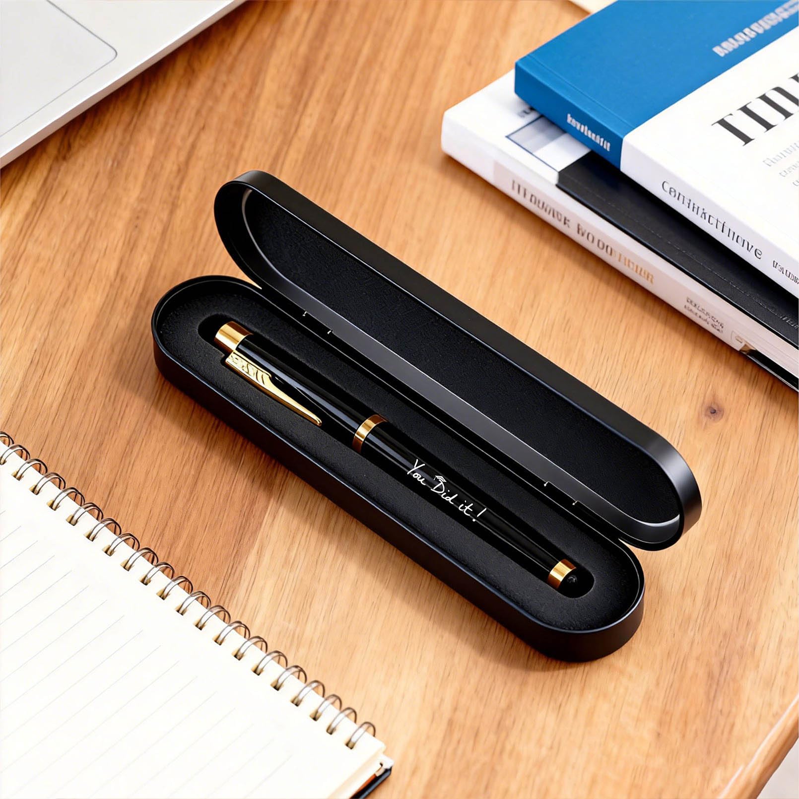 PhD Graduation Gifts - “It’s Dr. Actually” Graduation Gel Pen & Case - Doctorate Graduation Gift for PhD - Class of 2026 Dr. Gift for Men Women