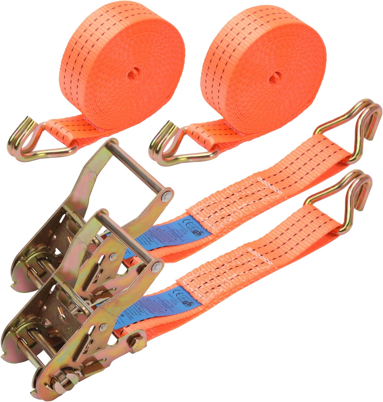 Sangle Valise Sangles D'arrimage 4 Pièces 2000kg - 6m Avec Tendeur