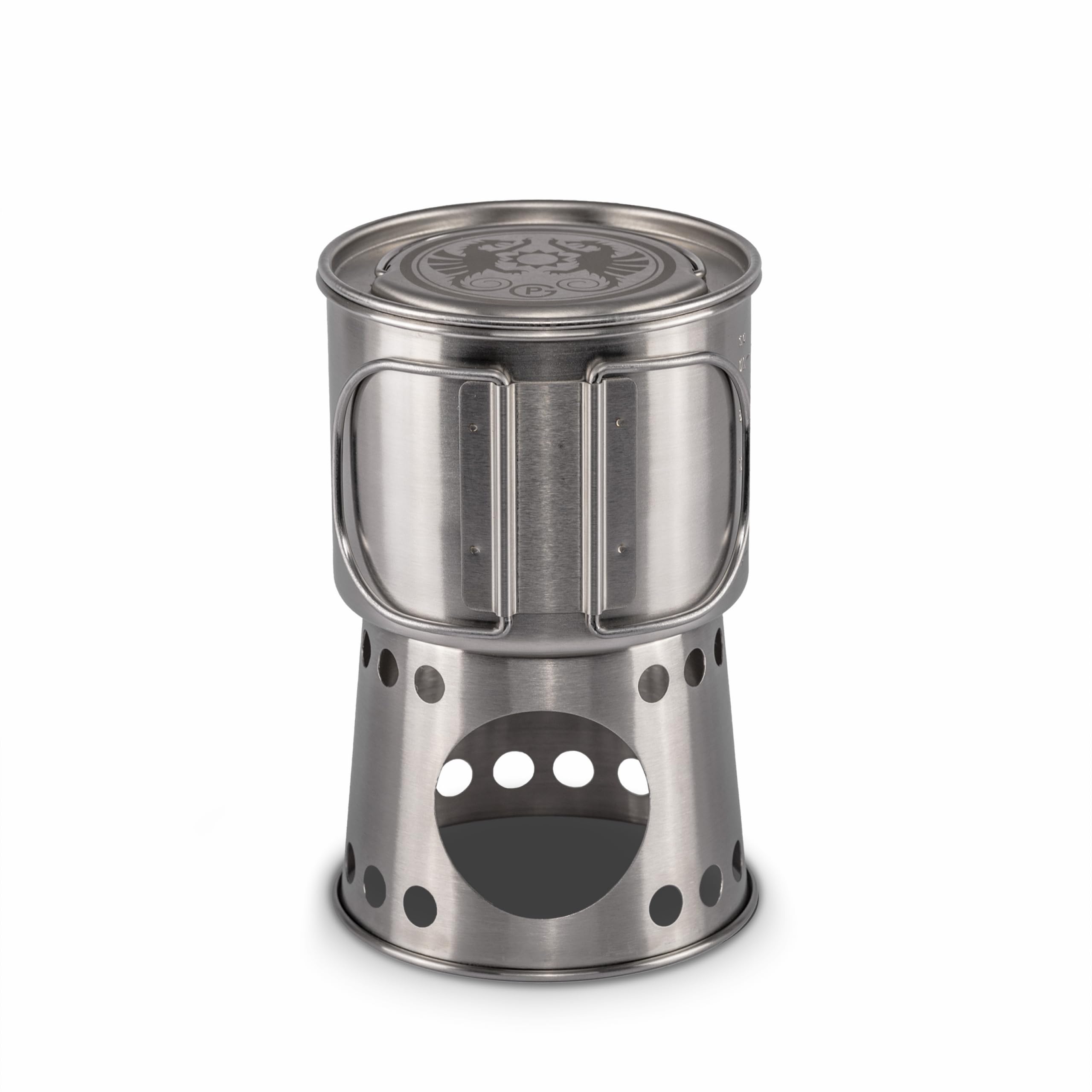 Petromax Kochbecher 2 in 1 Kochstelle und Becher mit klappbaren Griffen