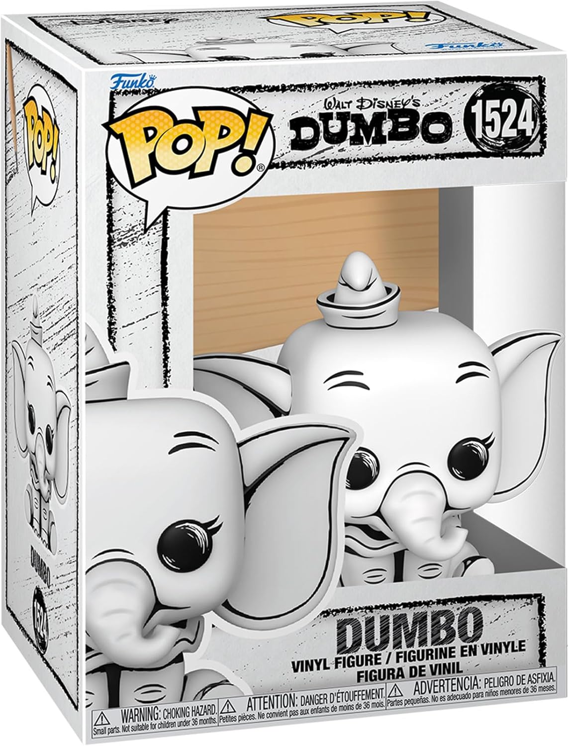 Funko POP Disney: Sketched - Dumbo - Collectable Vinyl Figure - Gift Idea - Official Merchandise - for Kids & Adults - Movies Fans - Model Figure for Collectors and Display