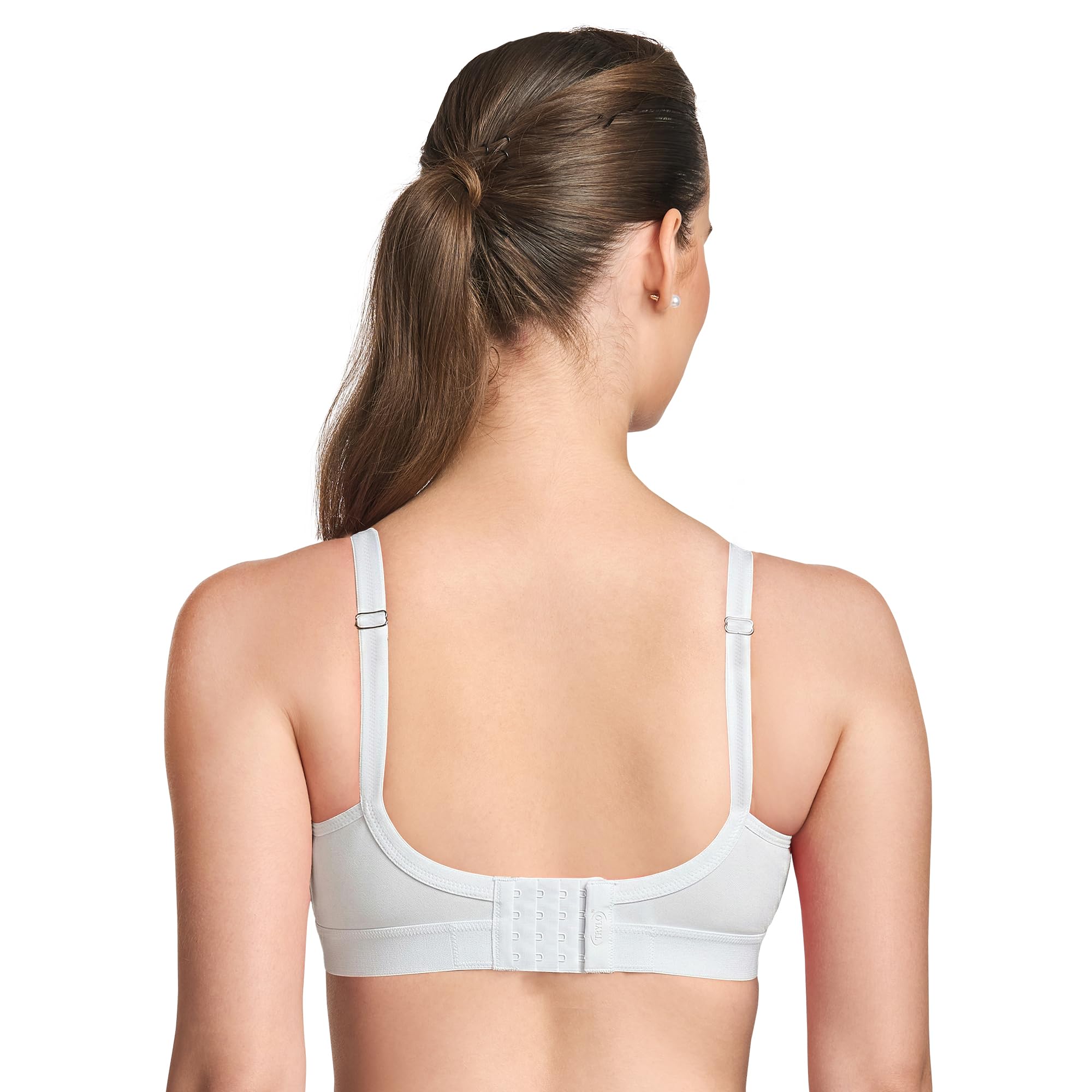 TRYLO Women's Cotton Solid Regular Fit Bra