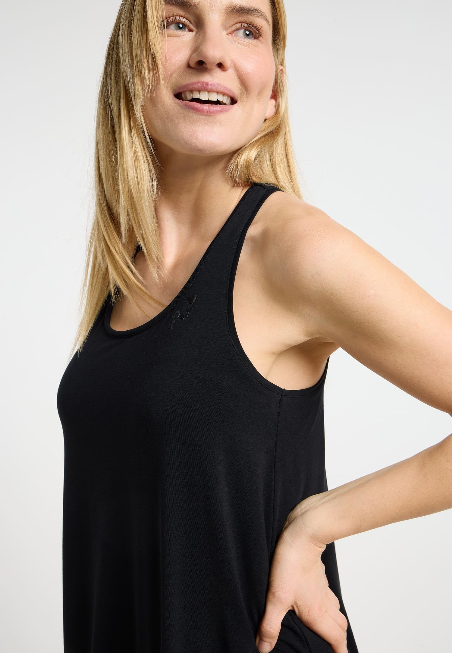 Ragwear Nairay Frauen Mittellanges Kleid schwarz Basics, Streetwear