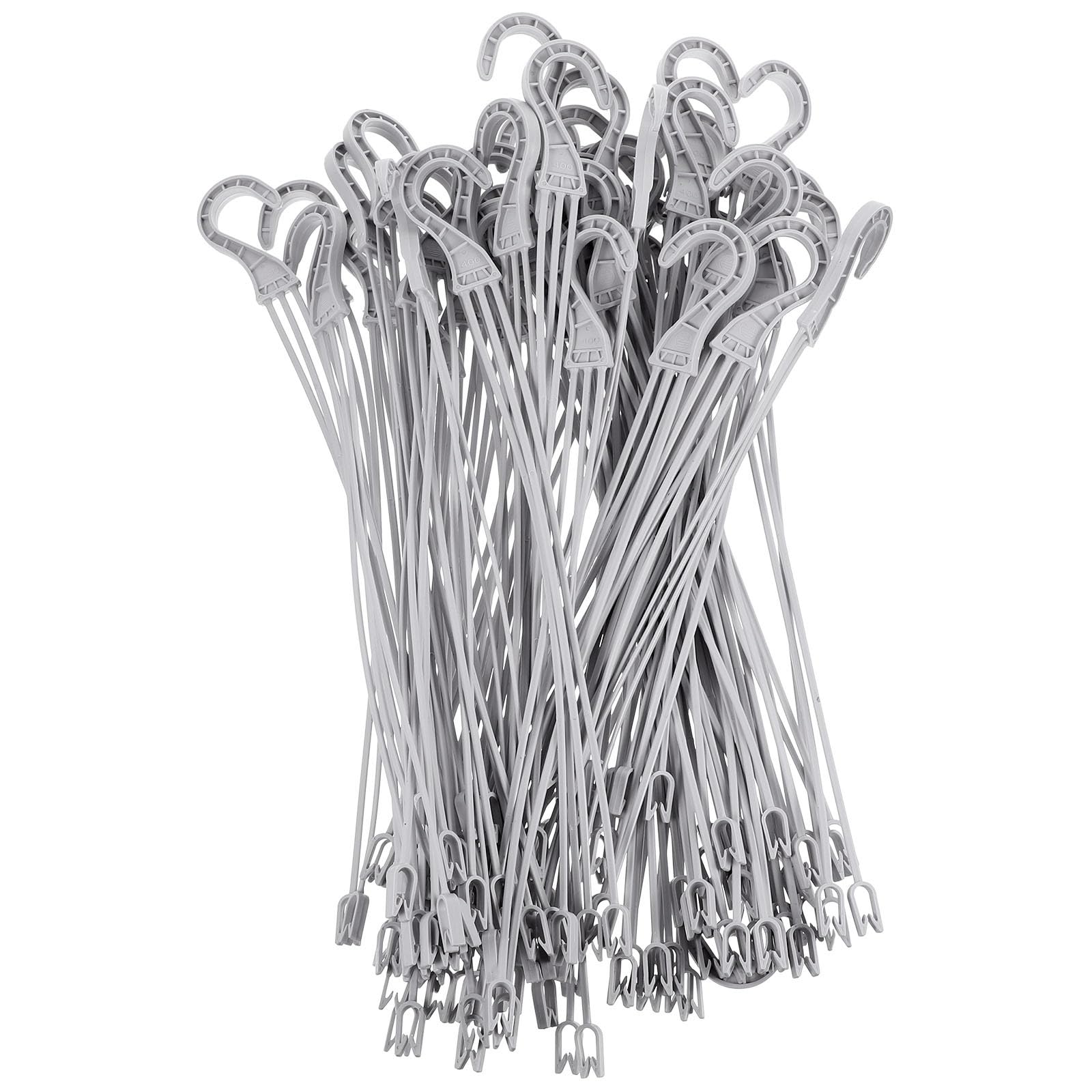 Crochets Suspendre 50pcs en Plastique pour Pots de Fleurs Blanc
