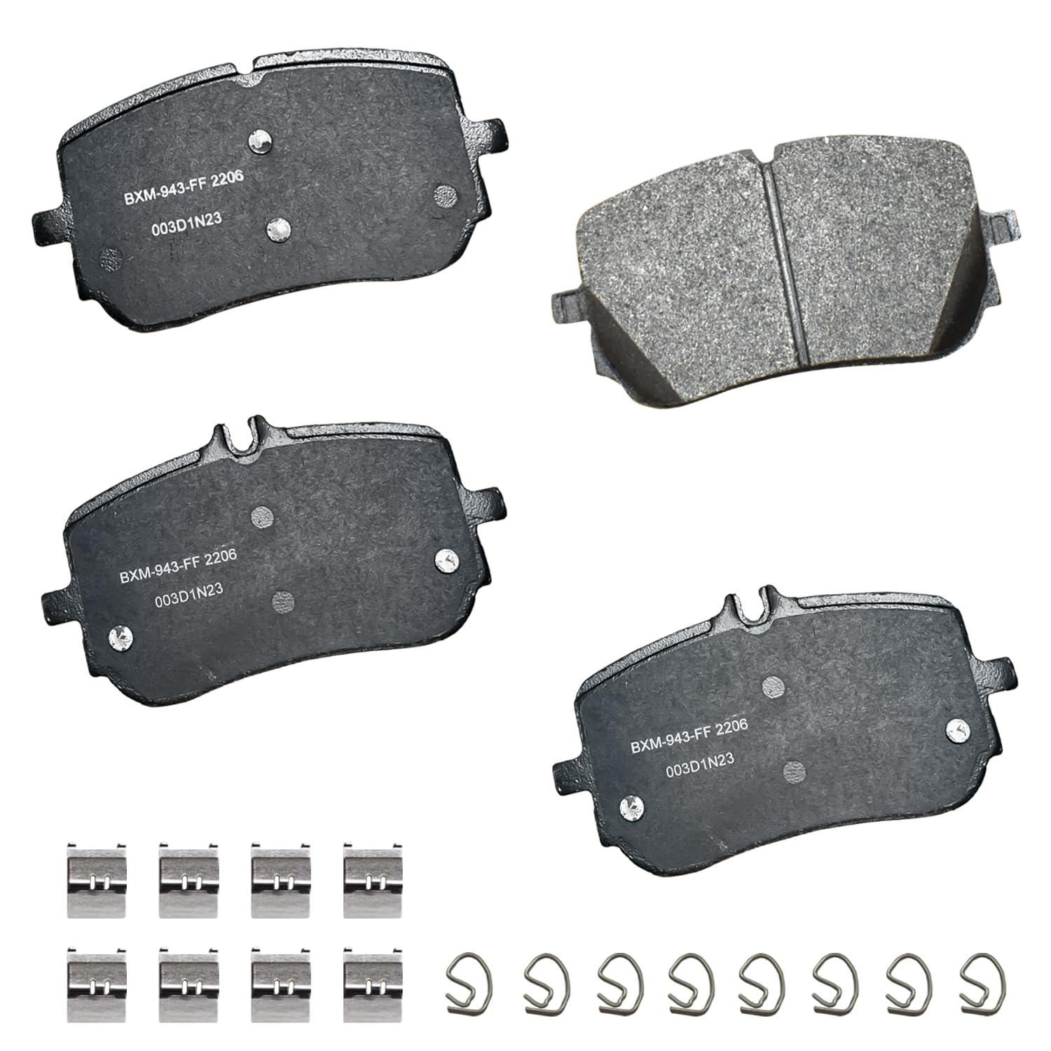 Bendix Premium SBM2206 Semi-Metallic Front Brake Pads for Mercedes-Benz A200 2020, A220 2022-2019, CLA200 2020-2019, CLA250 2023-2020