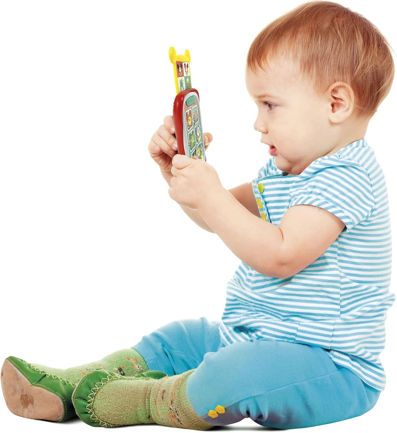 Clementoni Disney Baby Mickey Child, Mobile, Educational Smartphone, Baby Phone Toy 9 Months, 17711, Multicolour, Medium