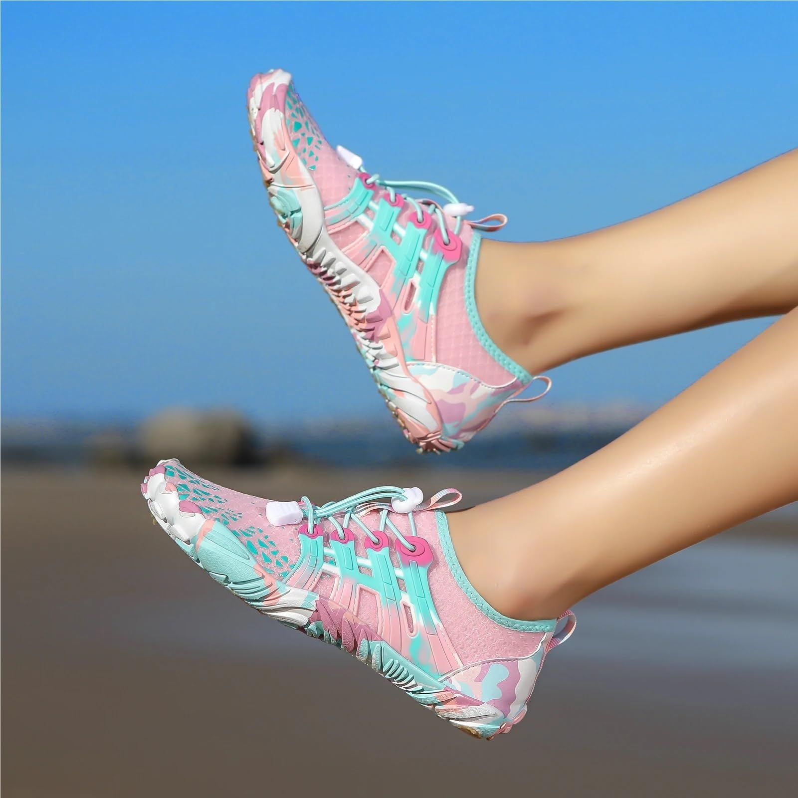 Zapatos De Agua Zapatos de natación acuáticos for mujer, zapatos descalzos de playa de secado rápido, zapatos ligeros antideslizantes for senderismo acuático, zapatos de natación acuáticos Para Surfea