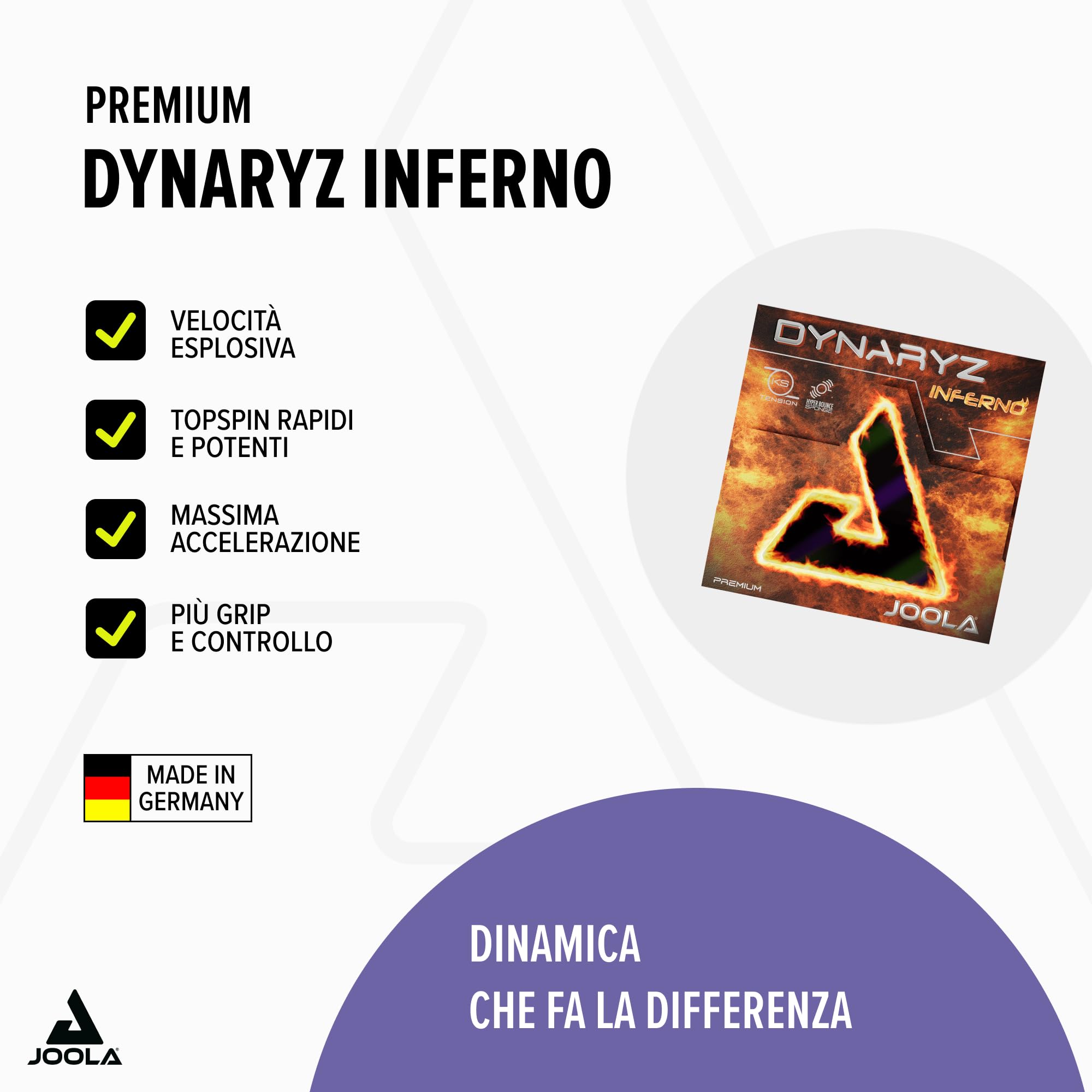 JOOLA Rivestimento Dynaryz Inferno