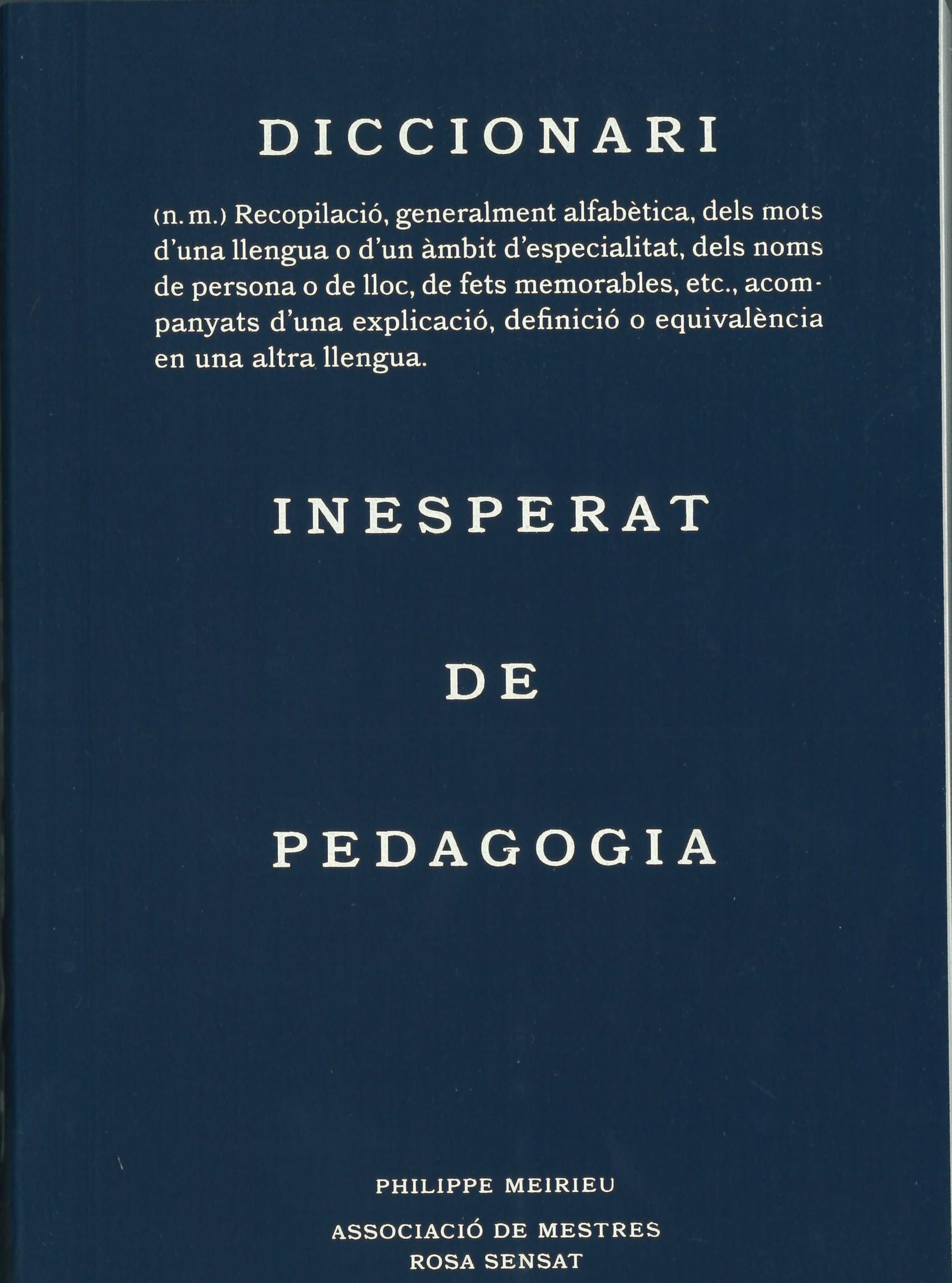 Diccionari inesperat de pedagogia (Transversal)