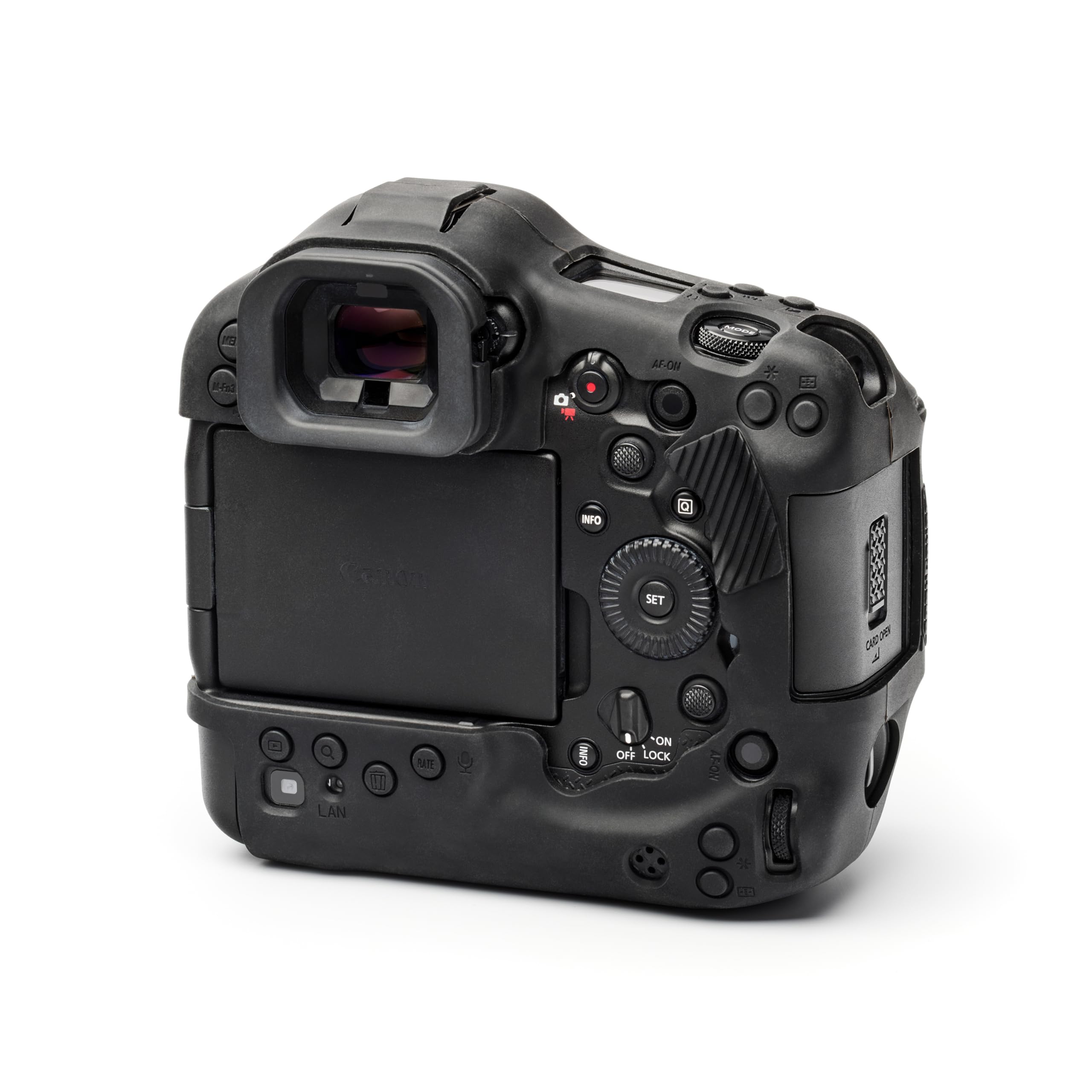 easyCover Protective Silicone Camera Case for Canon R1 Black