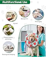 Vista 69 de MIDOG Inflatable Dog Cone Alternative for After Surgery - Soft Protective Donut Collar Prevents Licking, Comfortable Recovery E-Collar Alternative