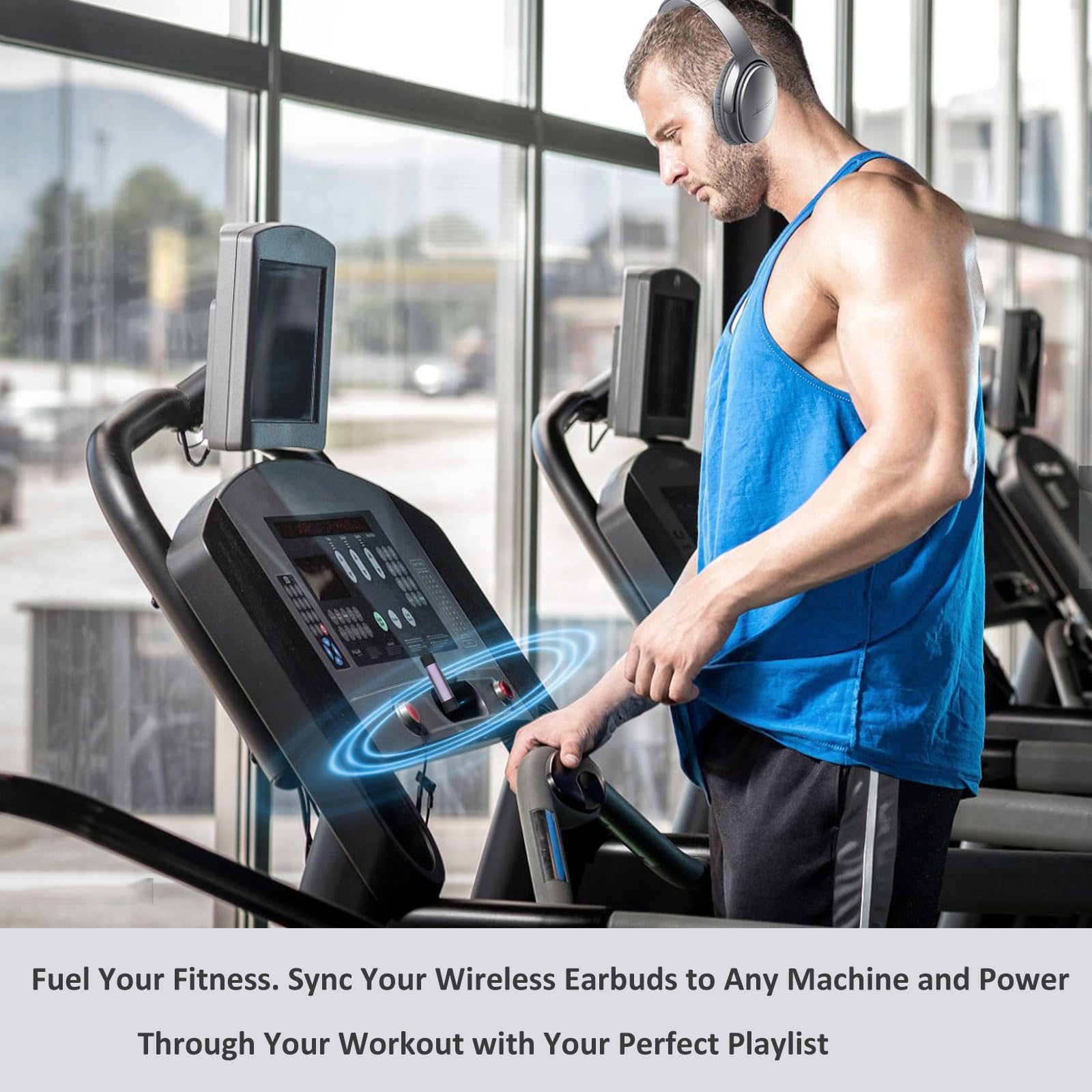 Transmisor Bluetooth con conector AUX de 3,5 mm y doble enlace y APTX para TV, avión, gimnasio, MP3, adaptador de audio inalámbrico, convertidor emisor para vuelo, soporta 2 Airpods