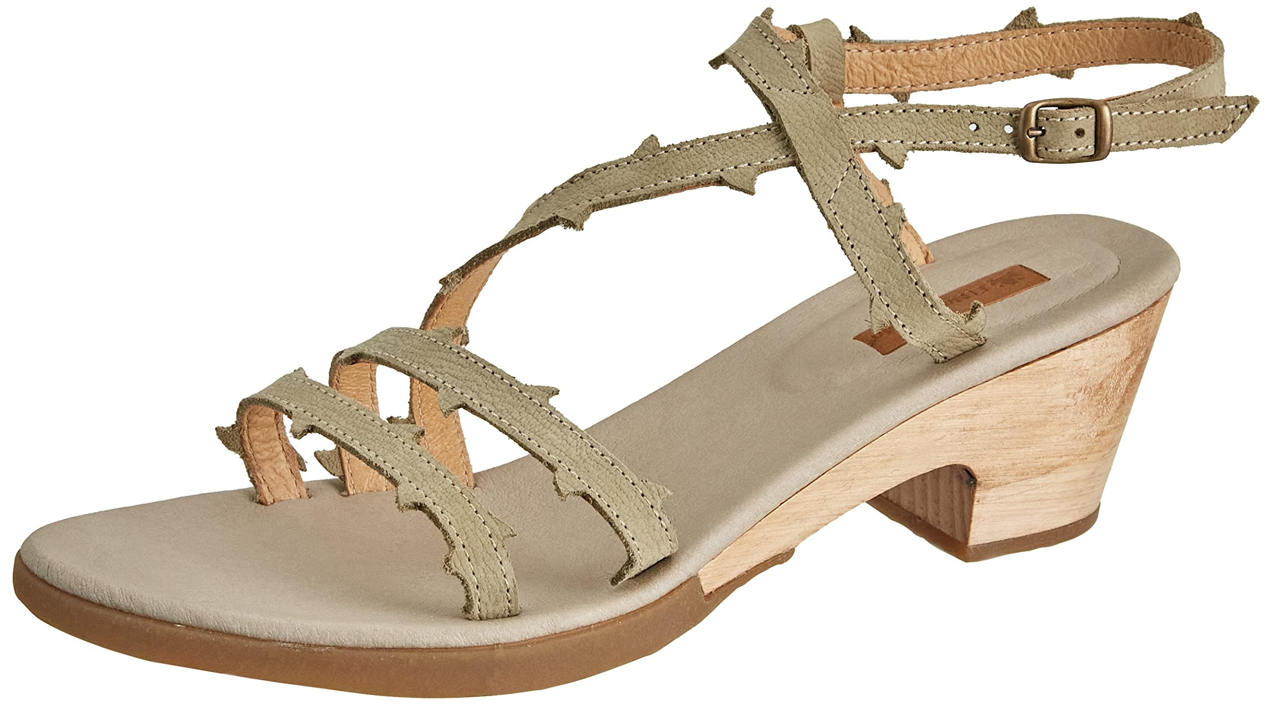 El Naturalista N5496 Sylvan Sandalsa Womens Heeled Sandals Liquen 40 EU, 5.5 UK