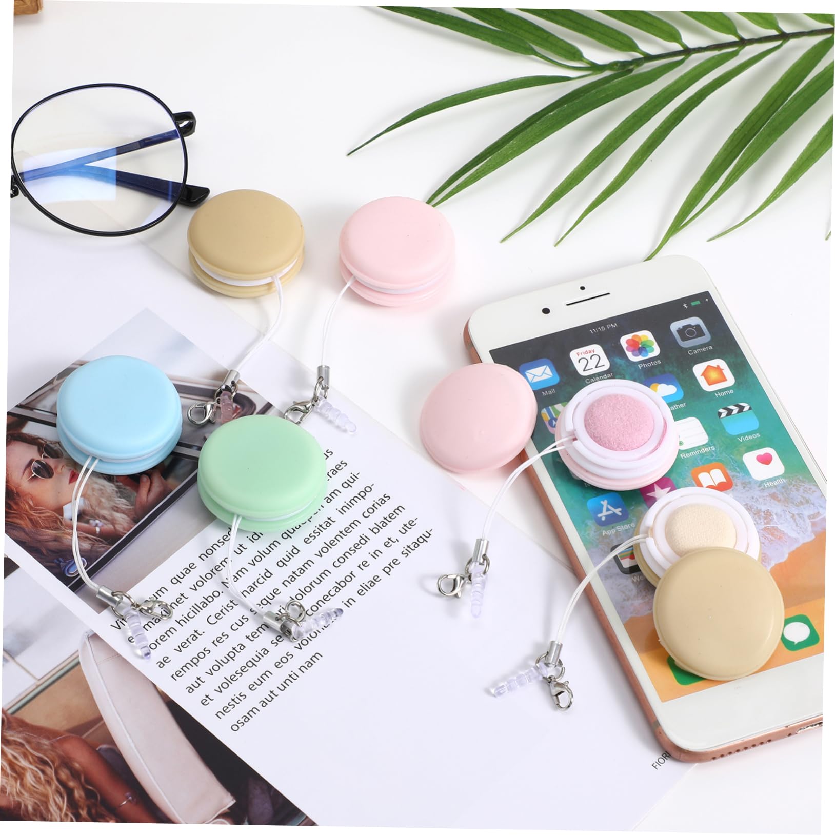 30pezzi Macaron Cleaning Wiper Per Schermi Di Telefono e Occhiali Panni Microfibra Per Pulizia Senza Lint e Macchie Leggeri e Compatti
