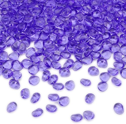 PMLAND 370 piezas de piedras acrílicas transparentes de 0.631 pulgadas, dispersión de mesa, boda, novia, baby shower, decoración de fiesta, rellenos