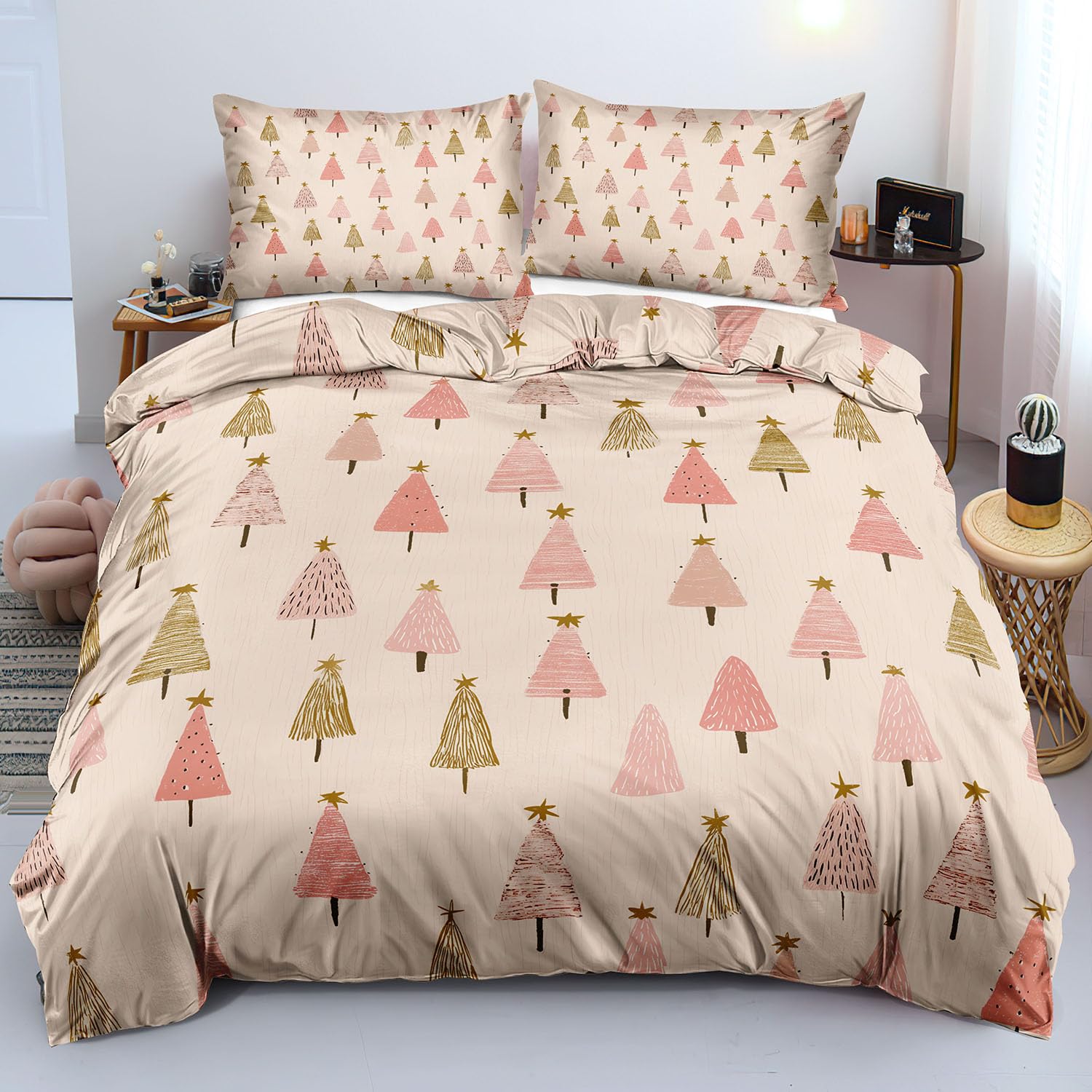 Housse de couette de Noël 200x200 pour fille, le cadeau idéal à glisser sous le sapin