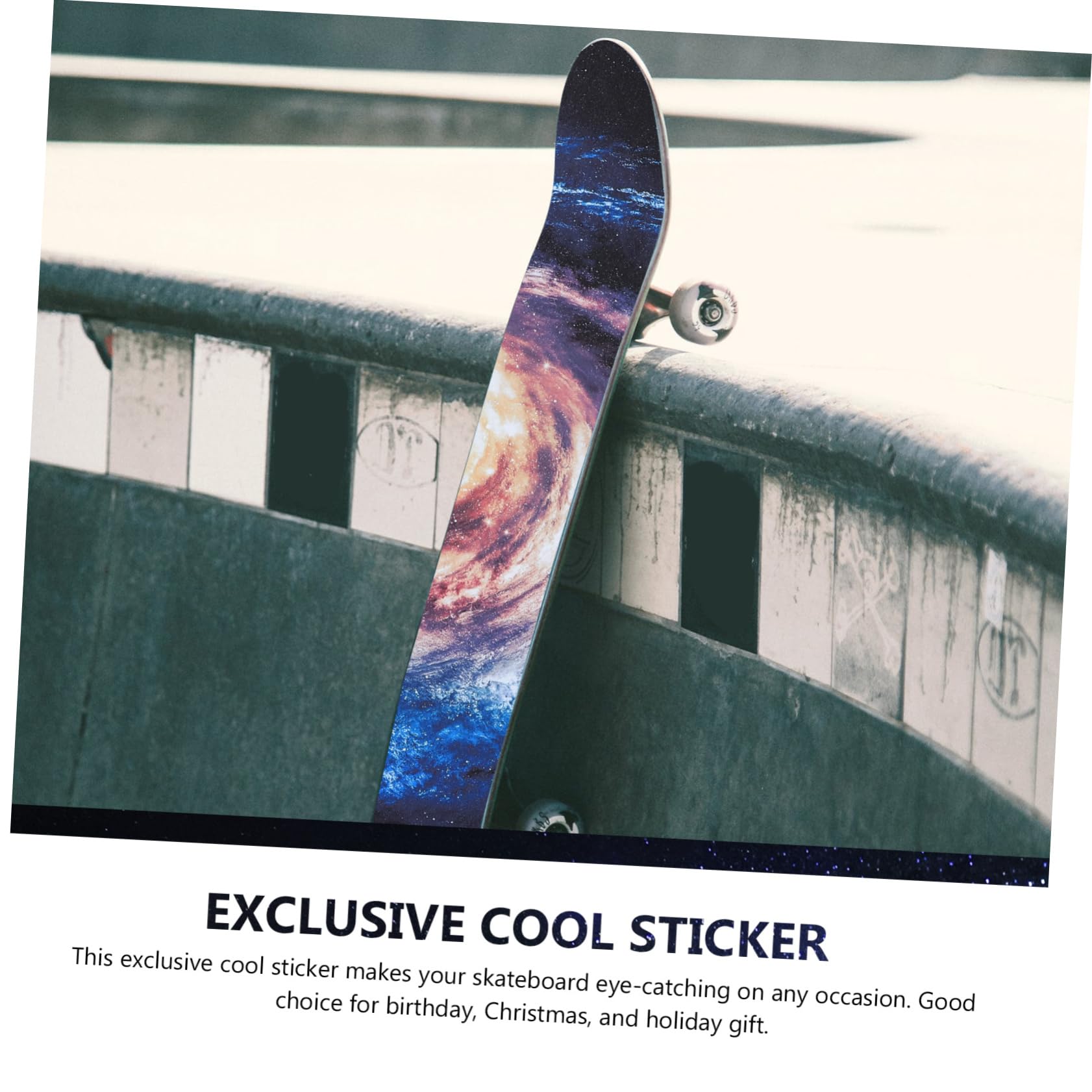 Kisangel 2 Pièces Four Wheel Skateboard Sandpaper Grip Tape Sheet Durable Slip Easy To Apply And Remove For And Skateboards
