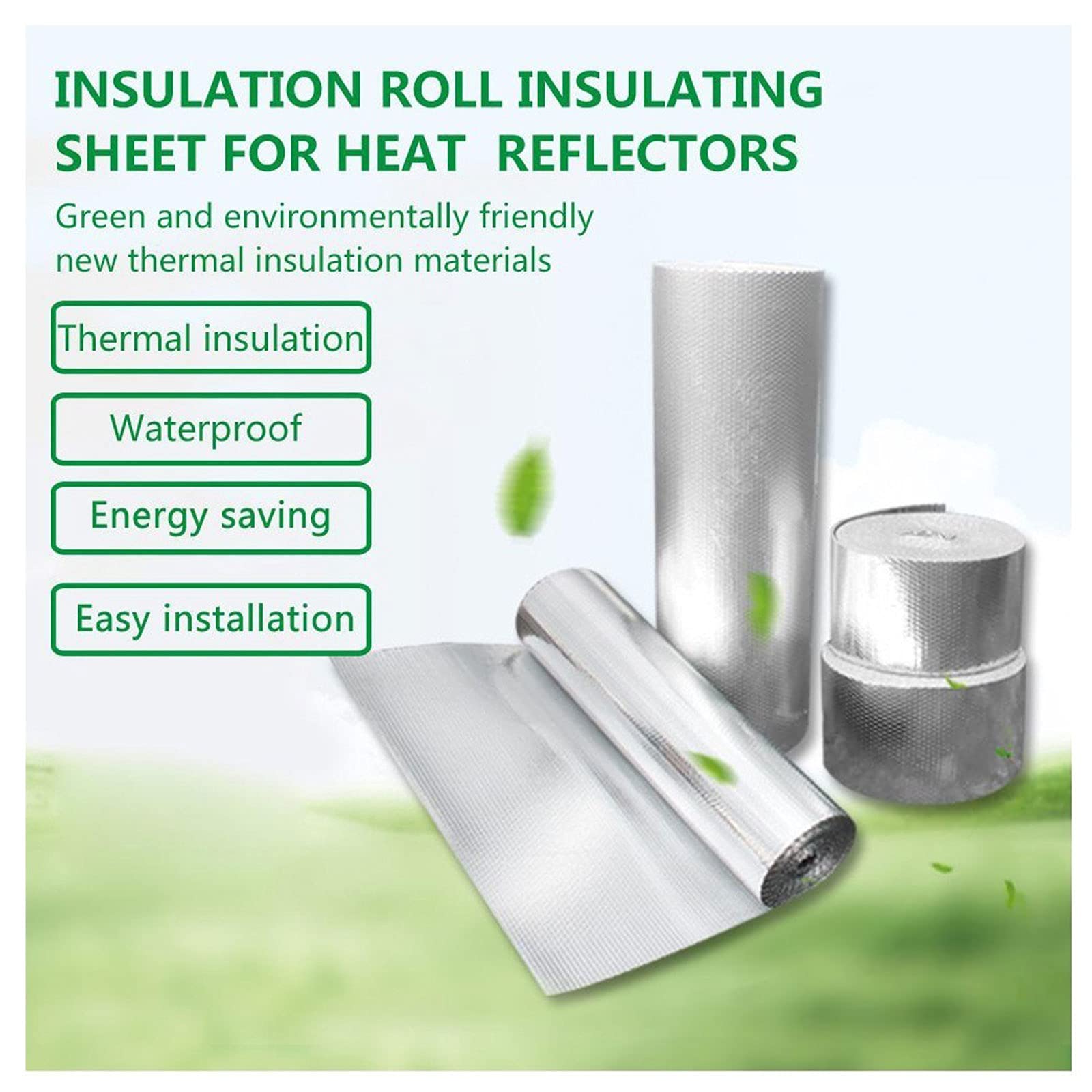 Réflecteur Radiateur Radiateur Réflecteur de chaleur Rouleau d'isolation en aluminium Rouleau d'isolation en aluminium Double bulle d'isolation en aluminium Pare-vapeur et isolation thermique étanche