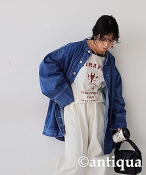 Amazon | [antiqua] [アンティカ] Tシャツ アニマル カレッジ