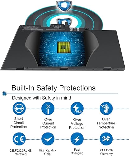 Miniatura 4 de CS03XL - Batería para HP Elitebook 840 848 850 745 755 G3 G4 ZBook 15u G3 G4 Series Laptop Bateria, 800513-001 800231-1C1 800231-141 CS03046XL