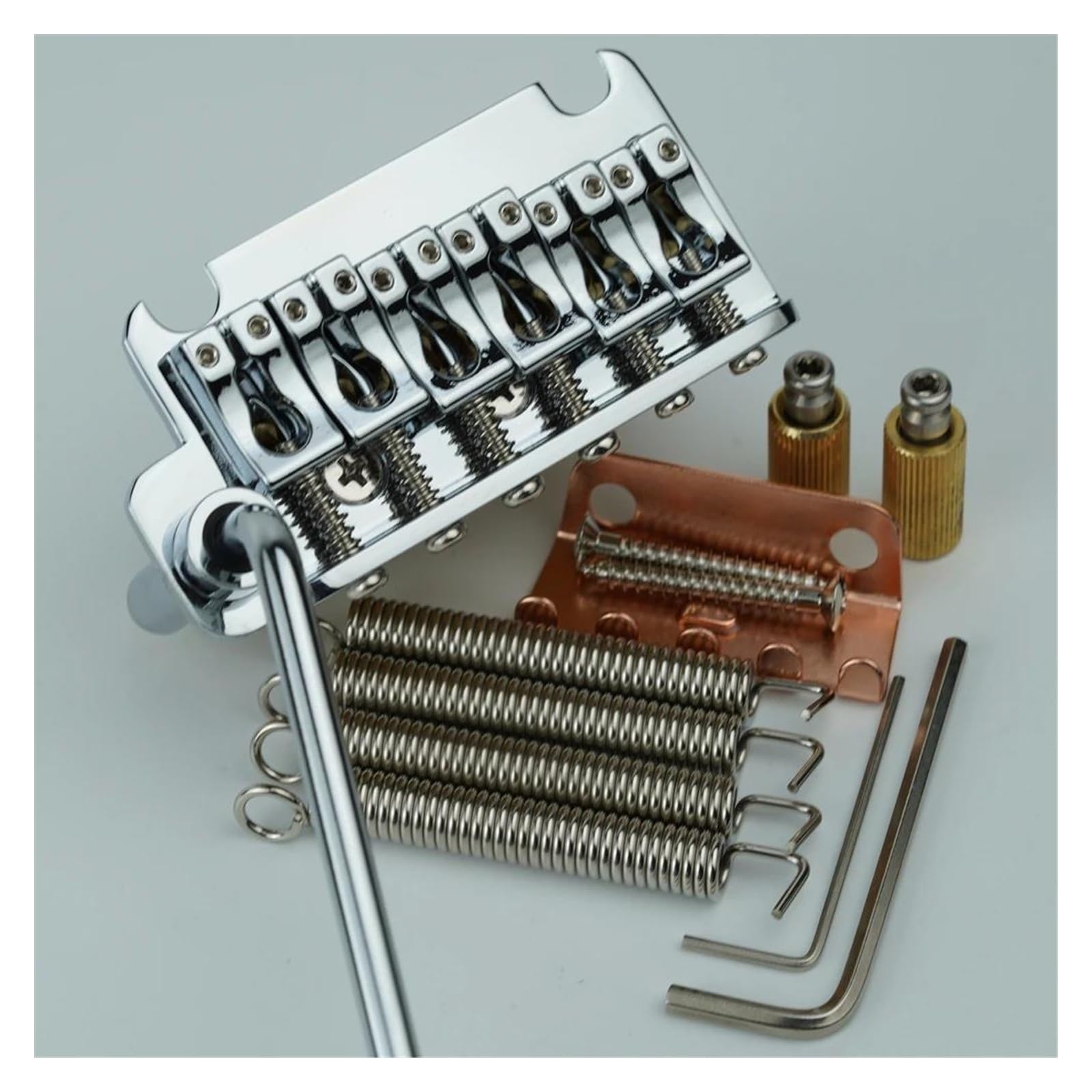 Puente Trémolo Para Guitarra Eléctrica Para Zurdos Con Base De Latón Espaciado Entre Cuerdas De 10.8mm | Puente de guitarra
