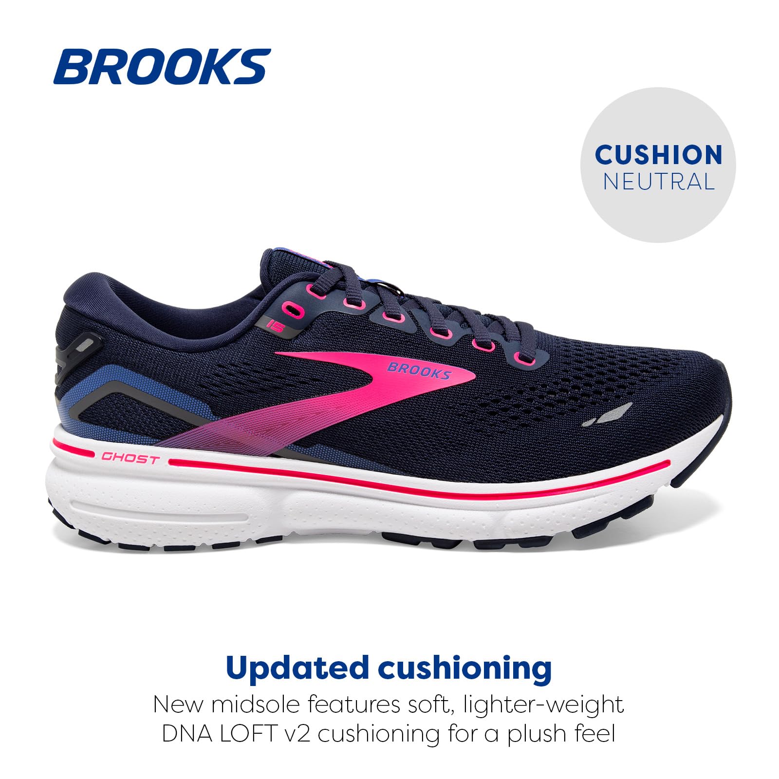 Brooks Ghost 15 Neutral Damen-Laufschuh