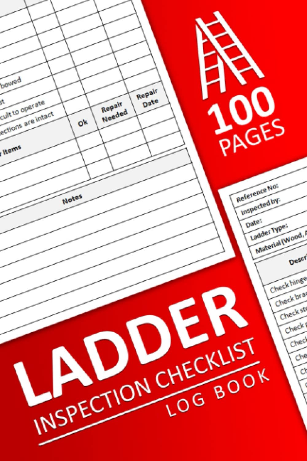 Ladder Inspection Checklist Ladder PreUse Inspection Checklist Book, Ladder Safety Inspection