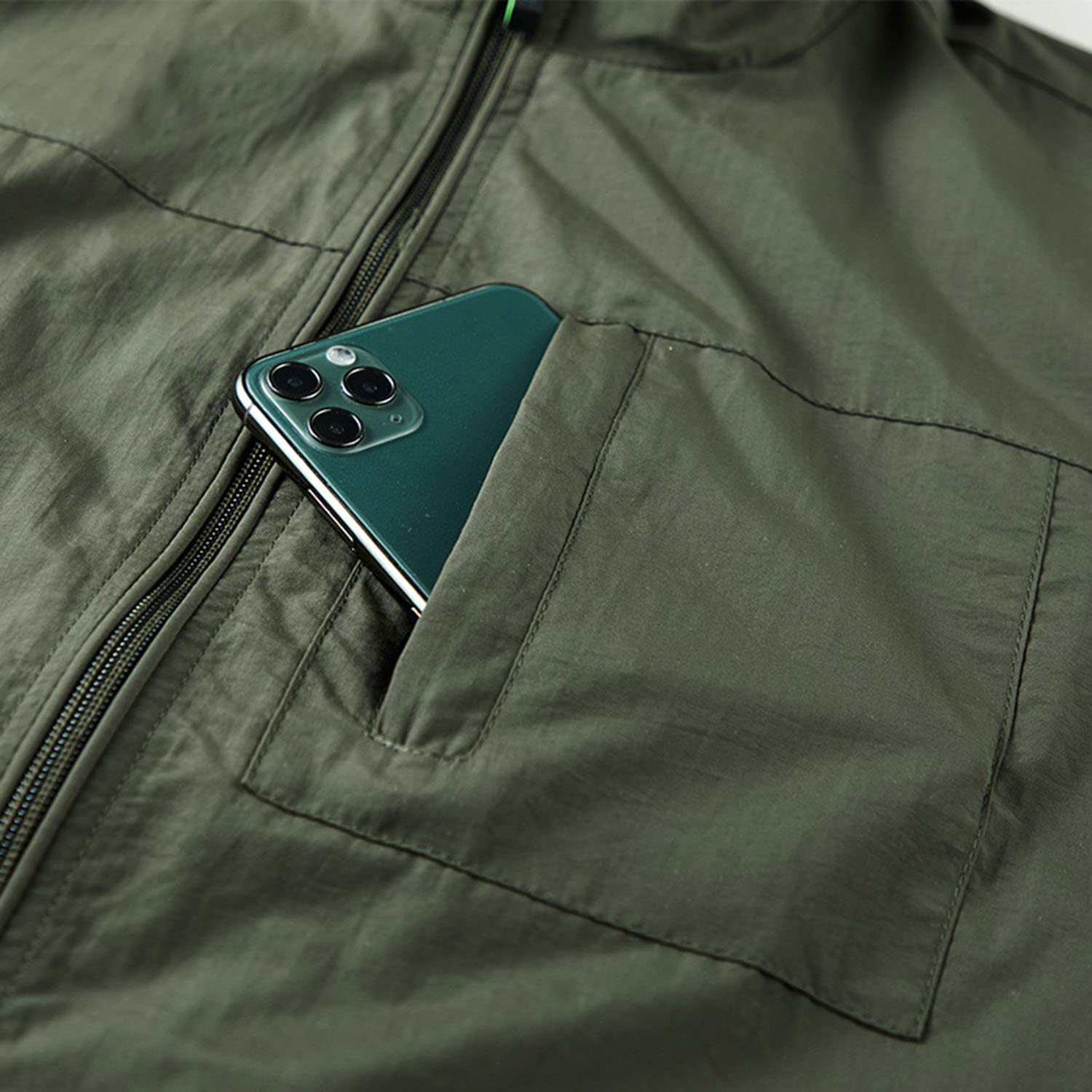 Chaleco De Hombre con Multibolsillos Chaleco Transpirable Exterior Chaqueta De Pesca Casual para Fotografía Senderismo Camping