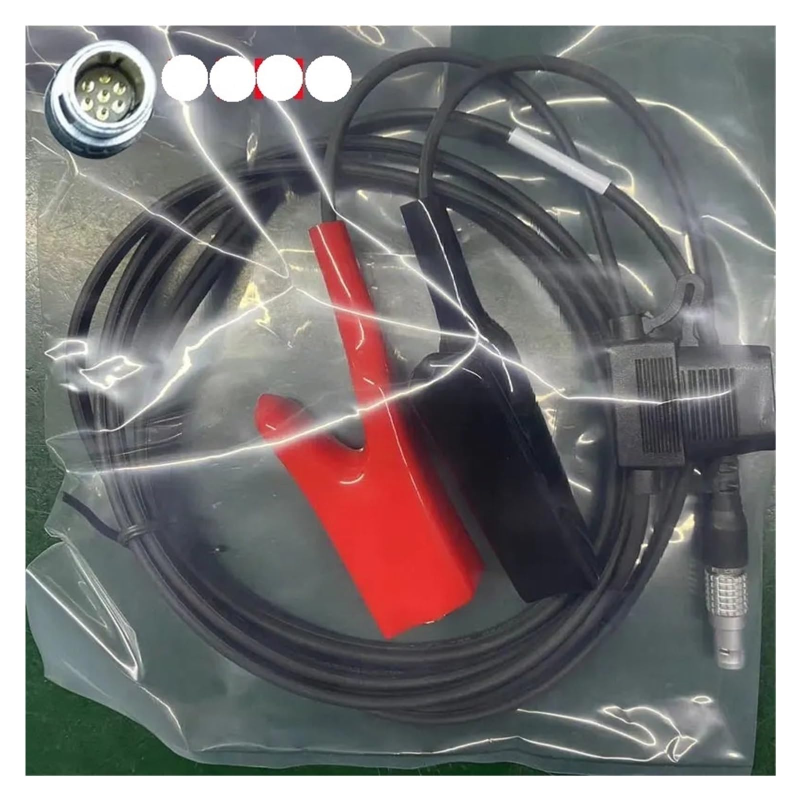 GHZHANG 7 PINS CHCNAV GPS RTK Power Cable A00910 To Clips CHCVAV CHC i50/70/90X1/5/7/12T1/3/5/M3/ GPS To External Battrey