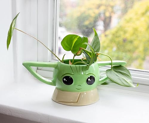 Miniatura 6 de STAR WARS The Mandalorian Grogu - Taza de cerámica esculpida  Taza de café grande sin BPA para expreso, cafeína, bebidas, esenciales para el hogar y