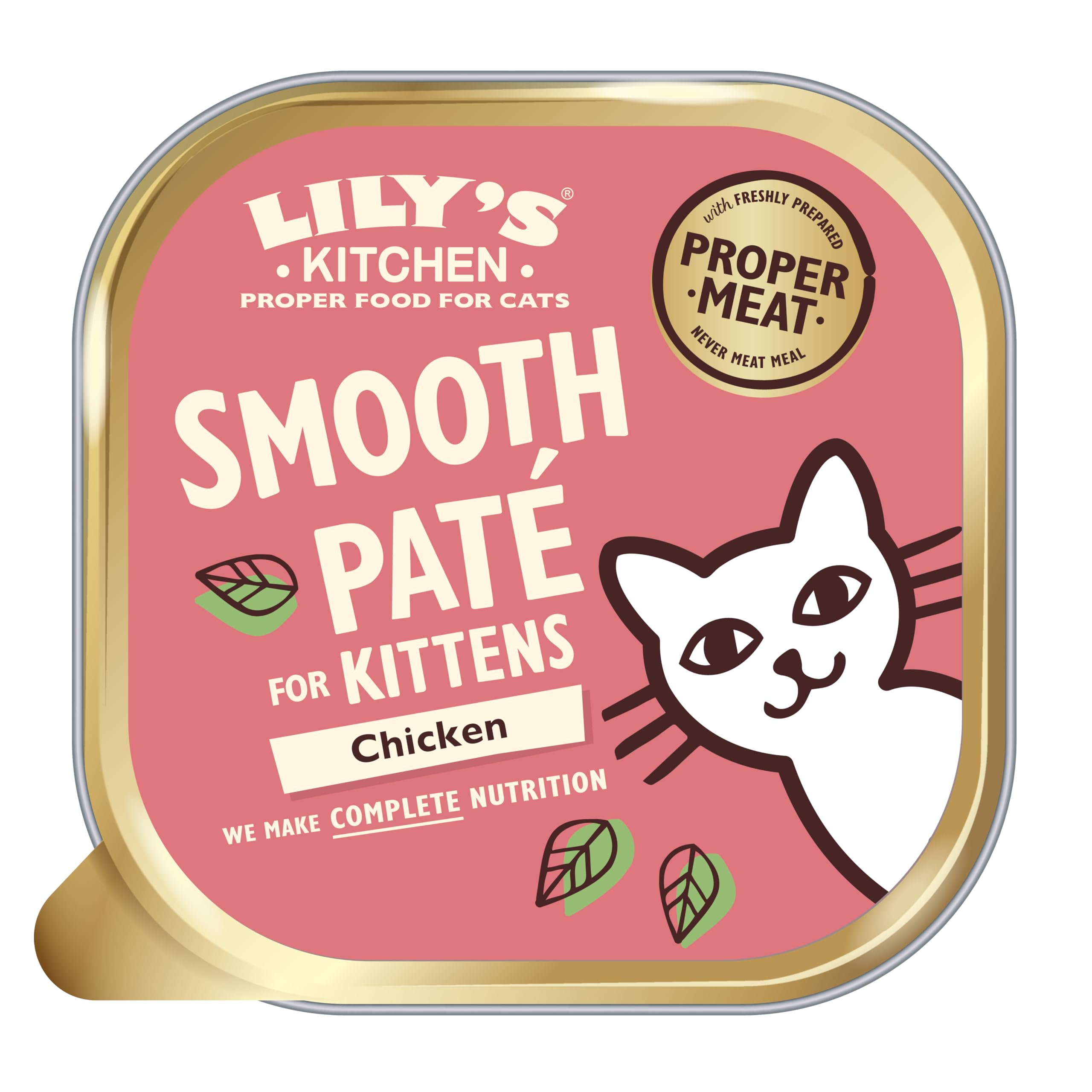 Lily's Kitchen Cibo Umido per Gattino 19er Vaschette (19 x 85g) - Pollo