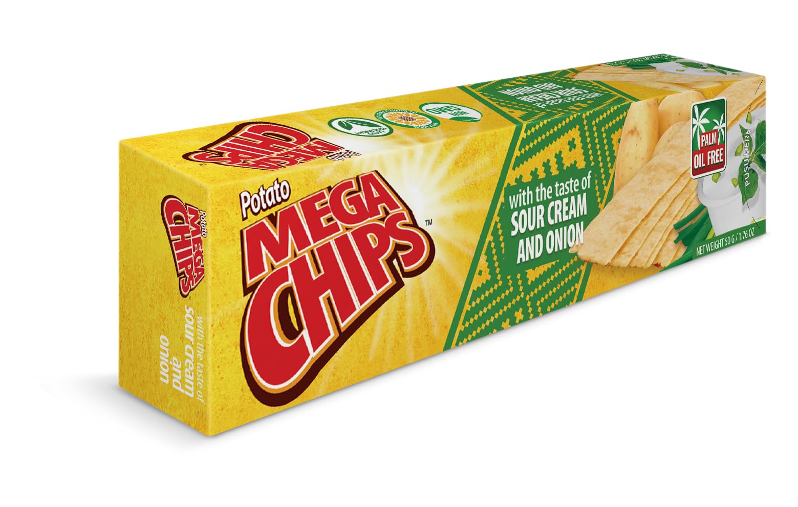 Mega chips くっきり動画ホン 基本セット MYX0101 メガチップス The Zapple Mega Chips Sour Cream & Onion Flavour - Strip Potato