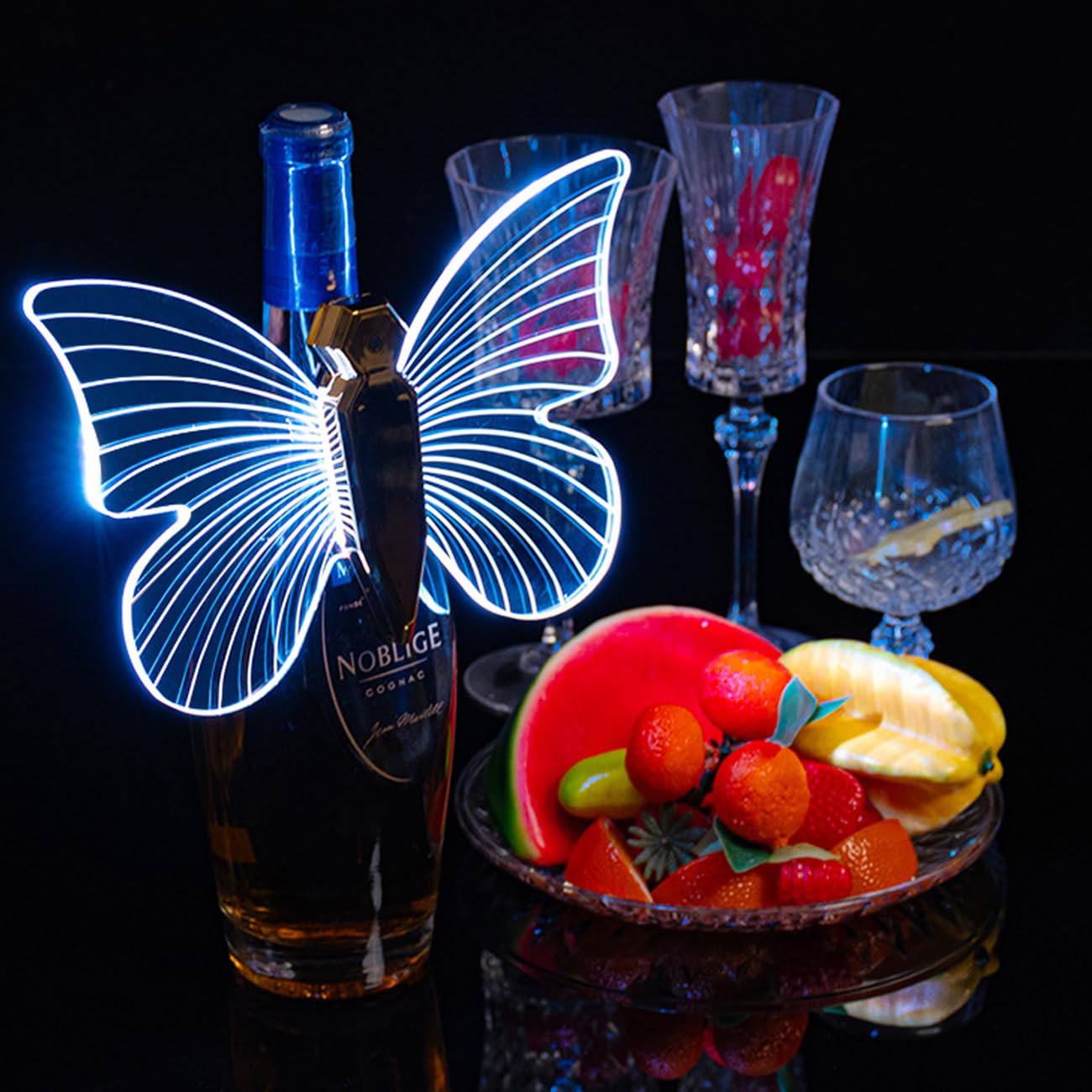 希少 モエ・エ・シャンドン 王冠型 ボトルキャップ LEDライト