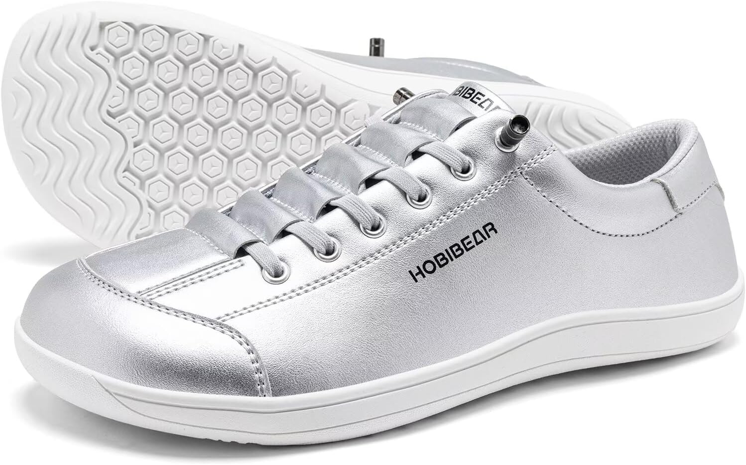  Leather Barefoot Shoes Lightweight Wide Toe Box Zero Drop Slip-on Shoes for Women thumbnail