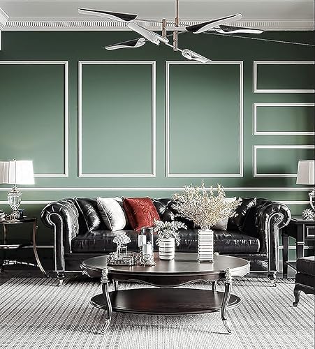 Miniatura 359 de Dimoon 236''x17.7'' White Thicken Peel and Stick Wallpaper Contact Paper Modern Self Adhesive Wall Paper Removable Renter Friendly Textured Solid