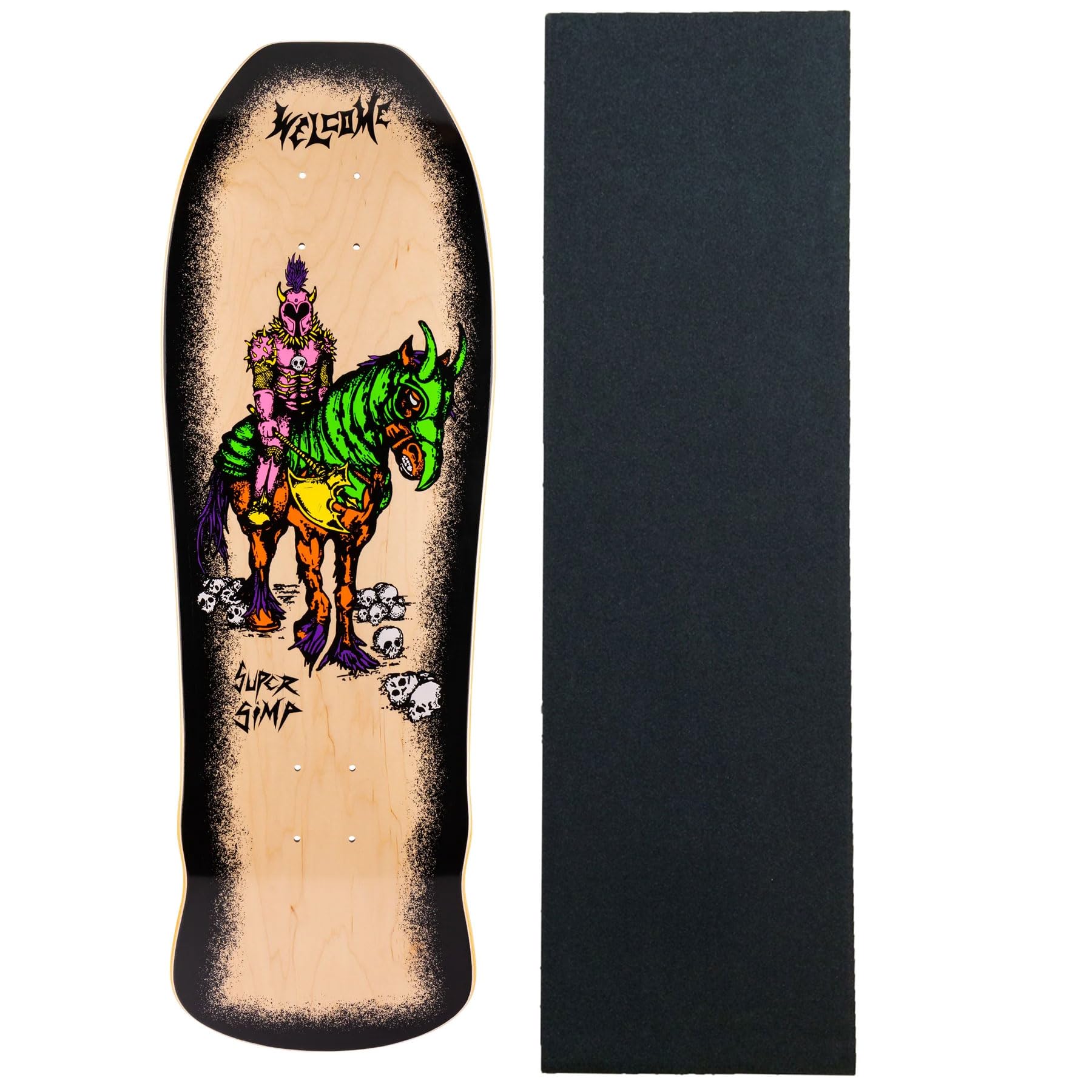 - Welcome Skateboard Deck Super Simp on Early Grab Natural 10" x 31.95" with Grip