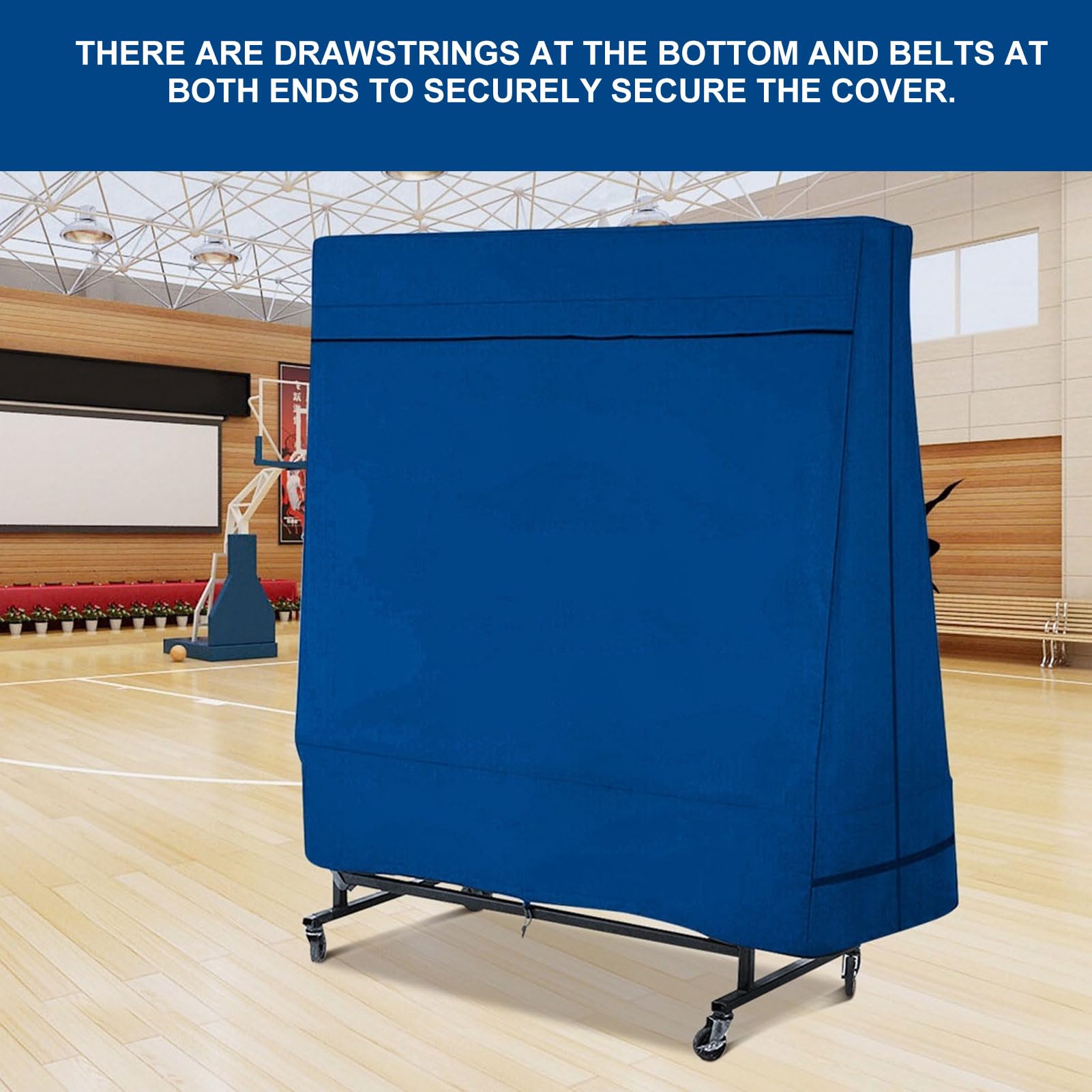 Topyond Ping Pong Table Cover, Waterproof Oxford Cloth Covers, Foldable Design with 2 Zippers, Durable Protection for Indoor and Outdoor Table Tennis, Fits Most Standard Tables