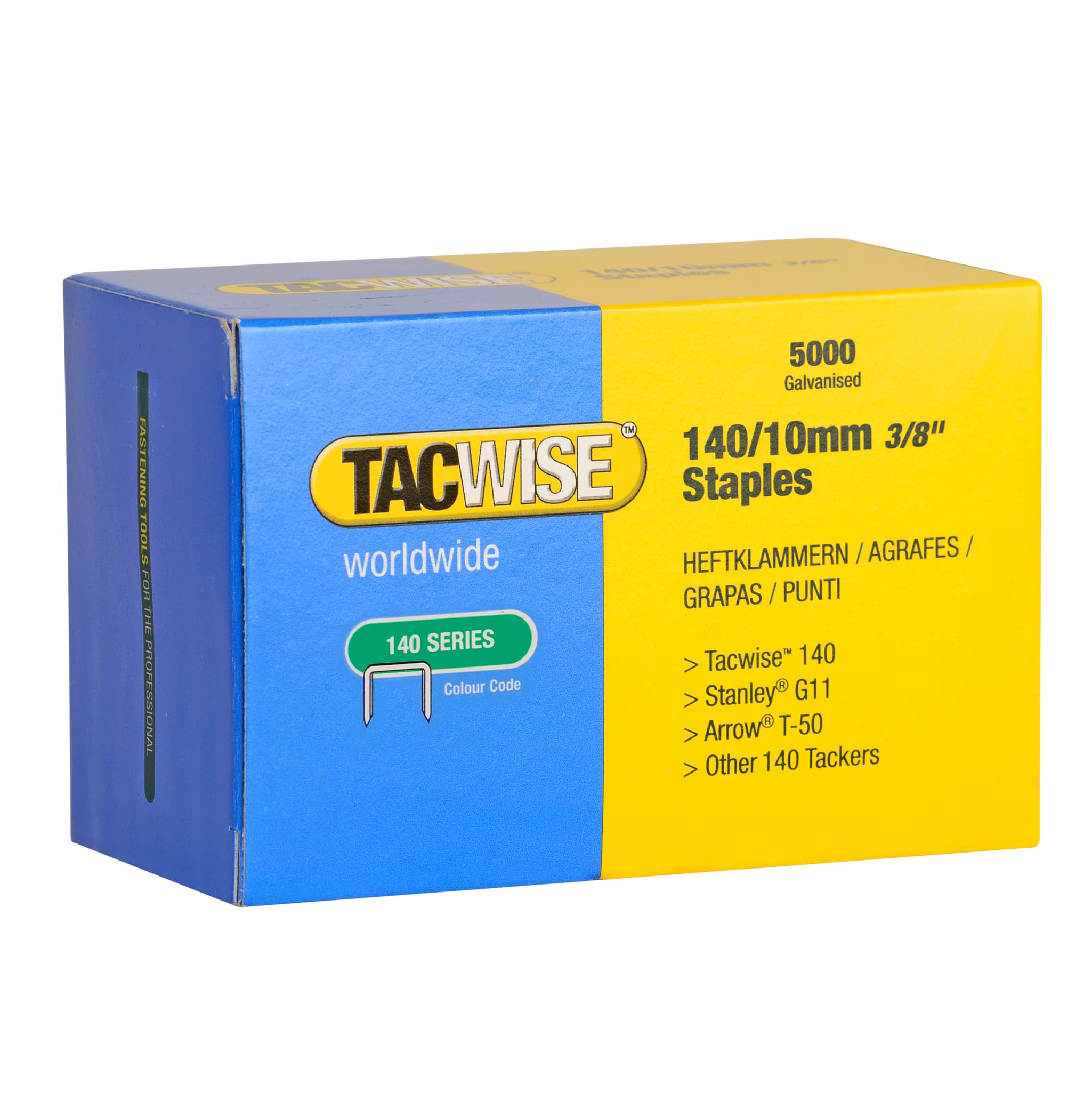 Tacwise 140 Galvanised Staples 10mm (Pack 5000) TAC0342