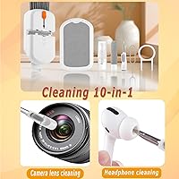 Vista 4 de Kit limpiador de teclado de pantalla para computadora portátil 10 en 1, herramienta de limpieza electrónica para MacBook iPad, iPhone Pro