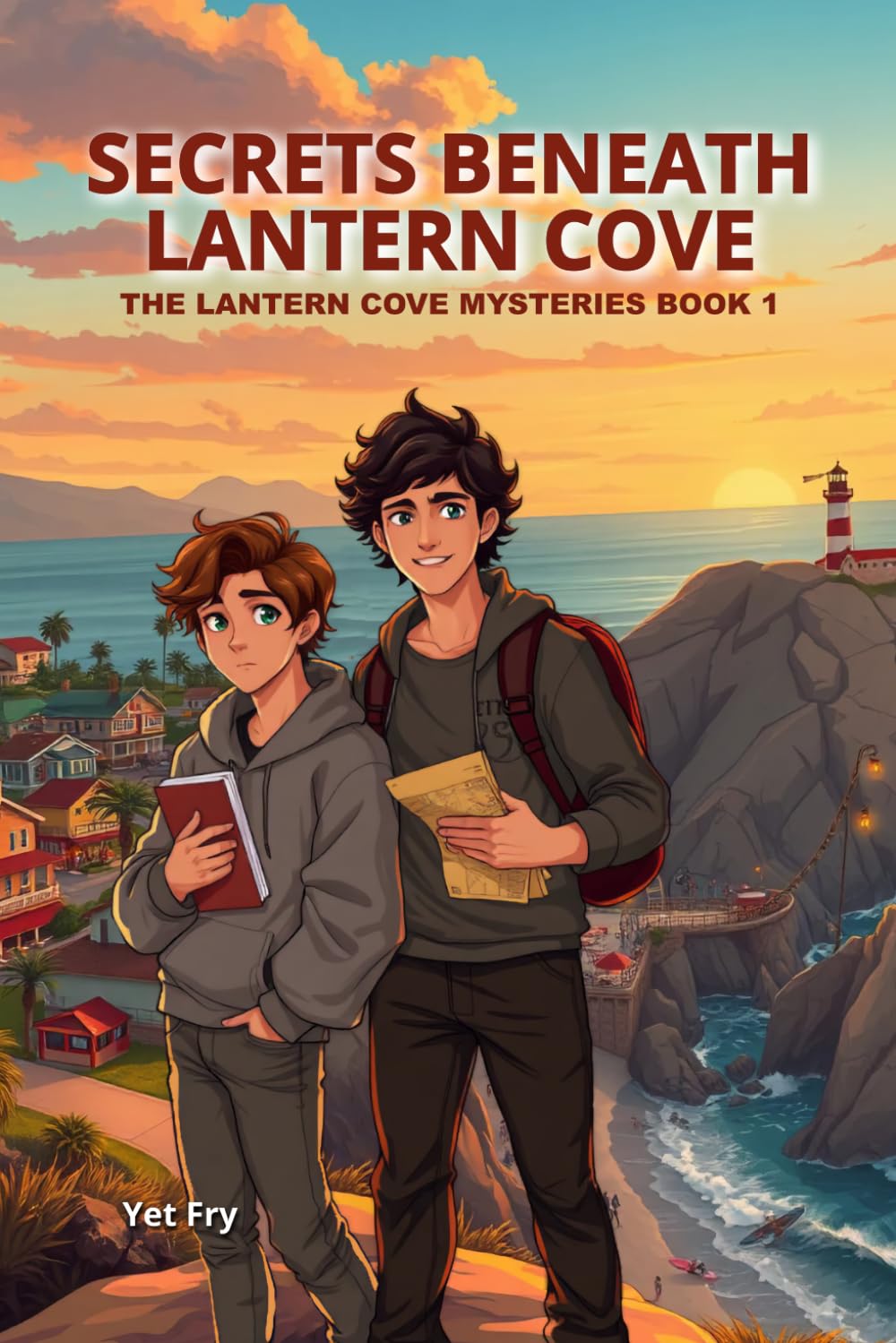 Secrets Beneath Lantern Cove: An LGBTQ Young Adult Cozy Mystery of Friendship, Found Family, and Small-Town Secrets (The Lantern Cove Mysteries)