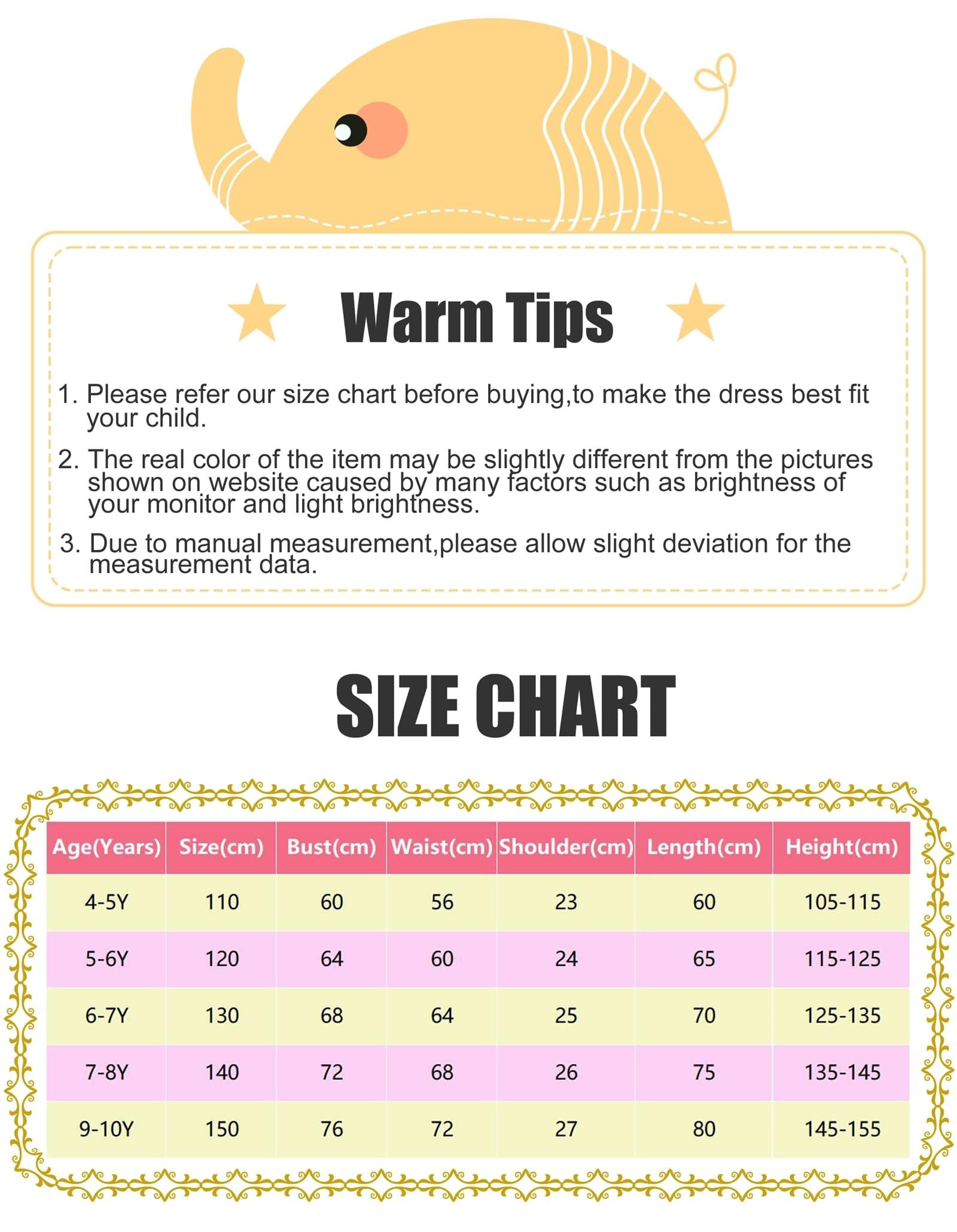 Beydodo Prom Dresses for Girls 4-10 Years, Princess Dresses for Girls Sleeveless Solid Color with Bow and Tie Waist