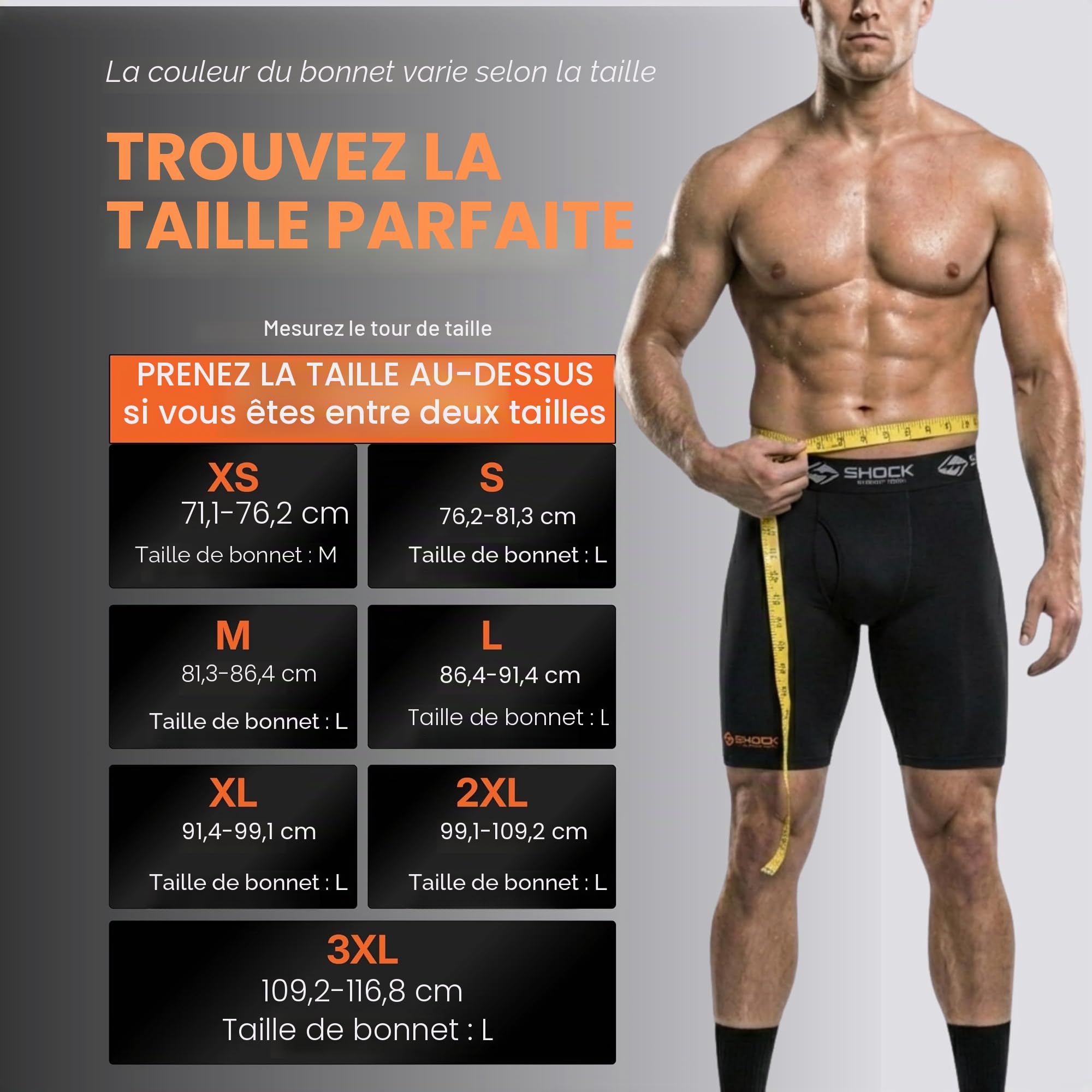 Shock Doctor 221 Core Short de Compression avec Coquille de Protection