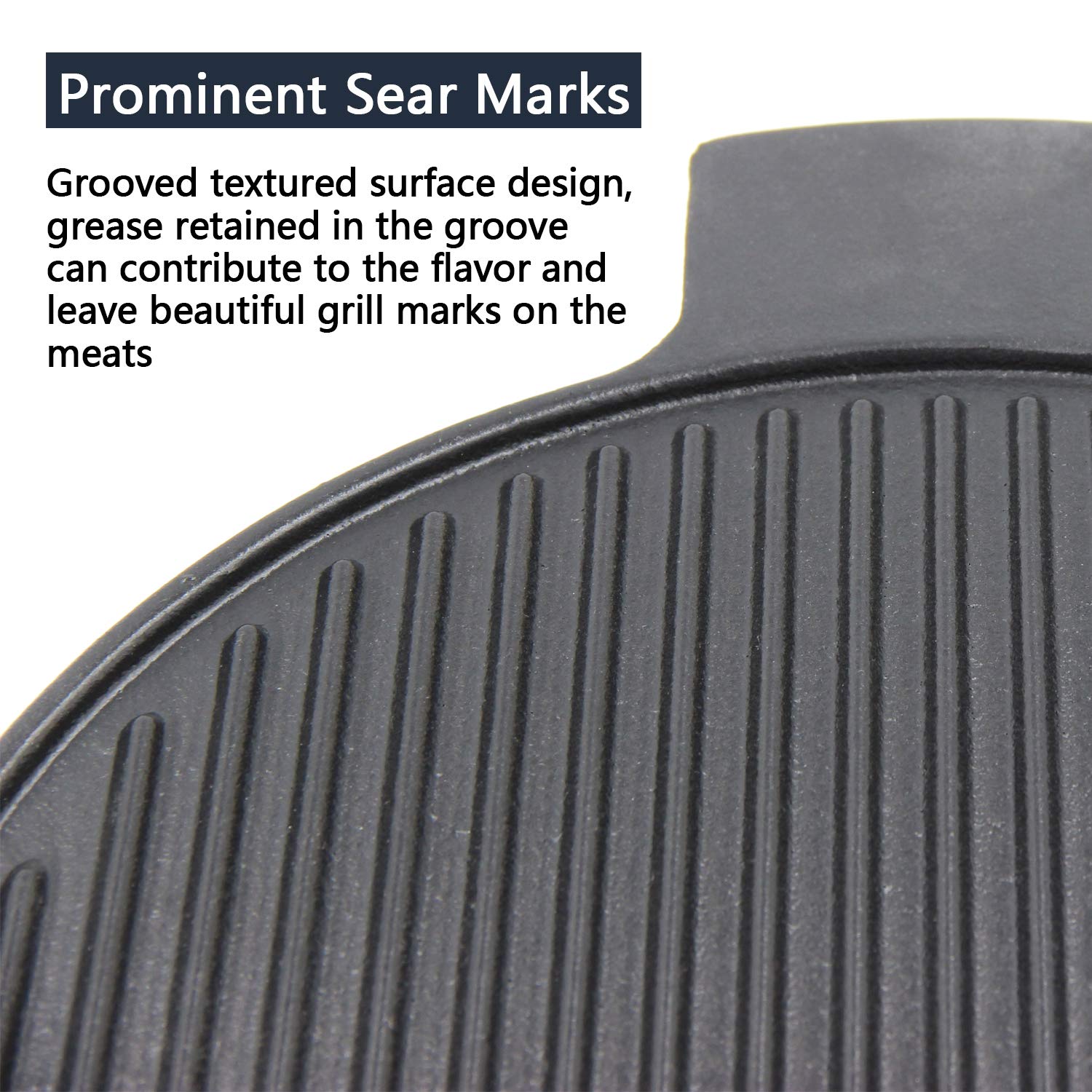 Piastra Per Barbecue Kamado Universal Da 33cm | In Acciaio Inox | Per Pizza E Griglia - Foto 3